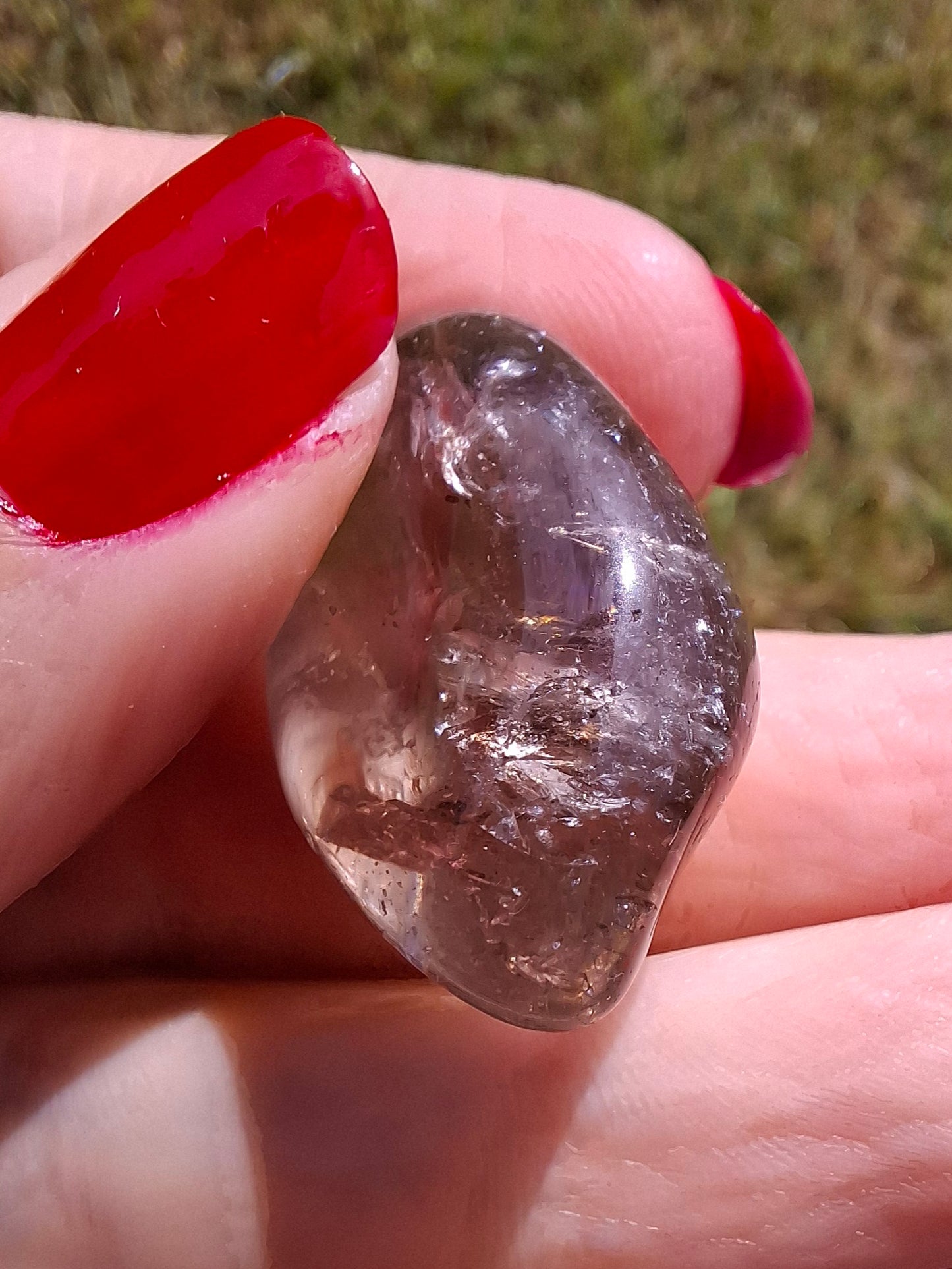 Smoky Quartz, Tumble Stone, Crystal (Ref: T104)