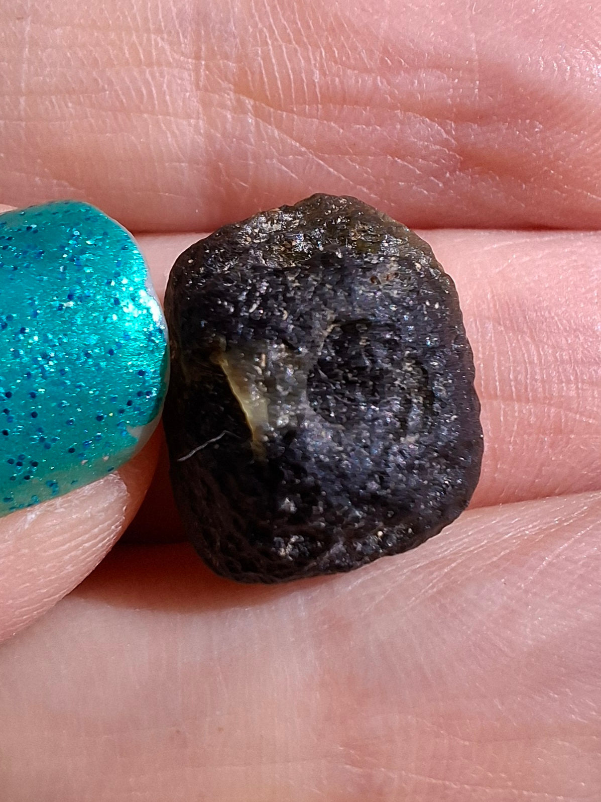 Moldavite Piece, 2.34g, Tektite (Ref: 1414)