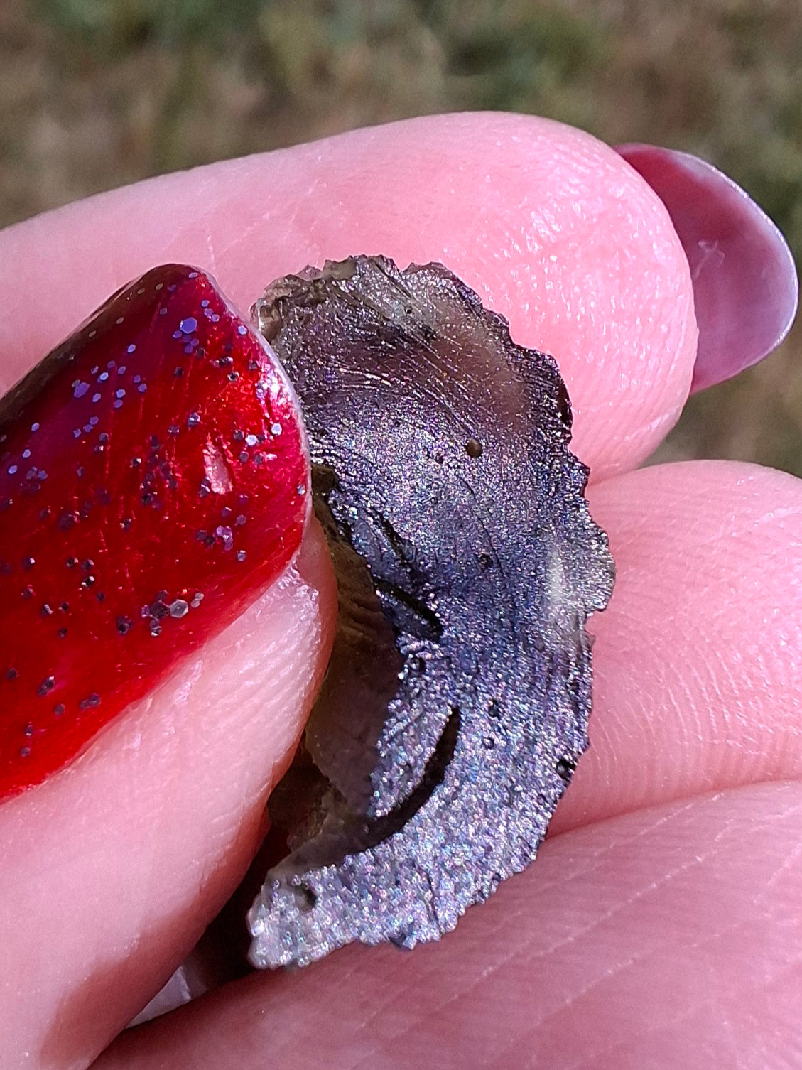 Moldavite Piece, 1.25g, Tektite (Ref: 1470)
