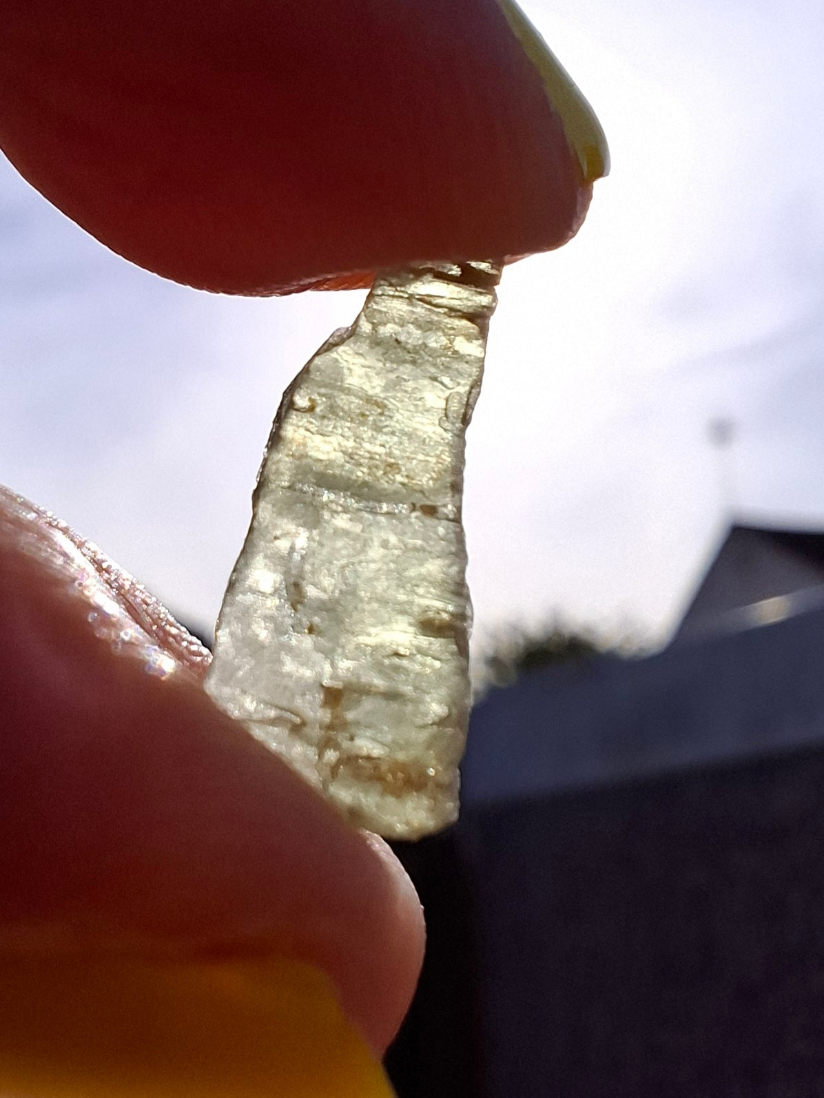 Moldavite Piece, 0.39g, Tektite (Ref: 1507)