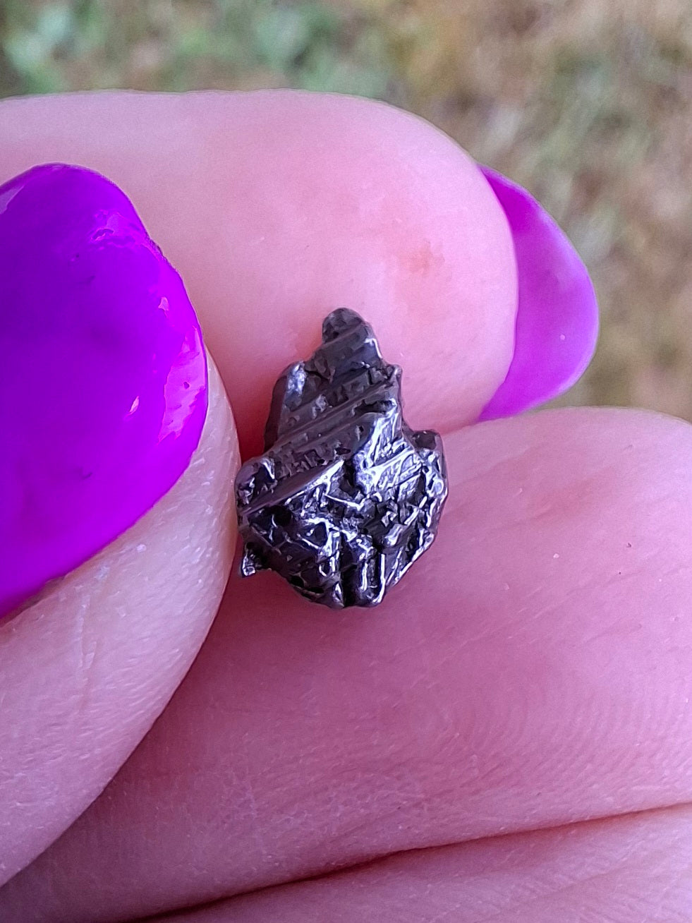 Campo del Cielo, 0.87g, Nickel Iron Meteorite (Ref: C4)