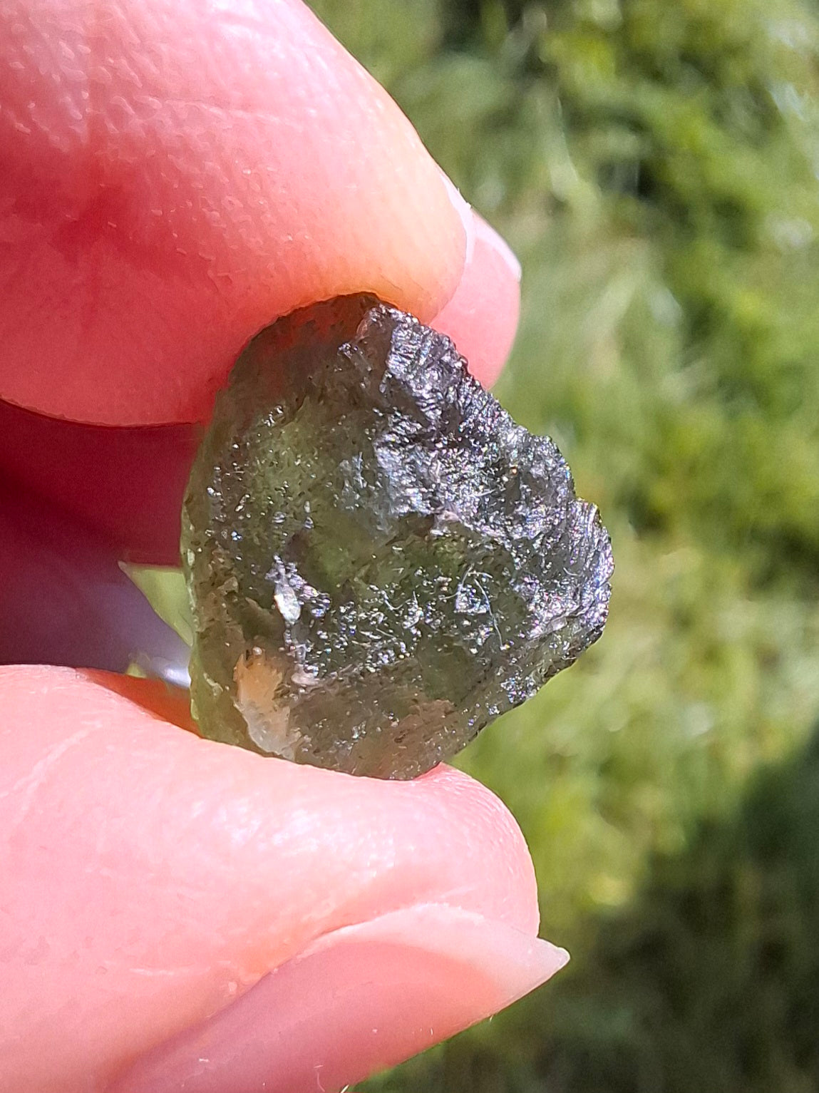 Moldavite Piece, CHLUM, 1.50g, Tektite (Ref: 143)