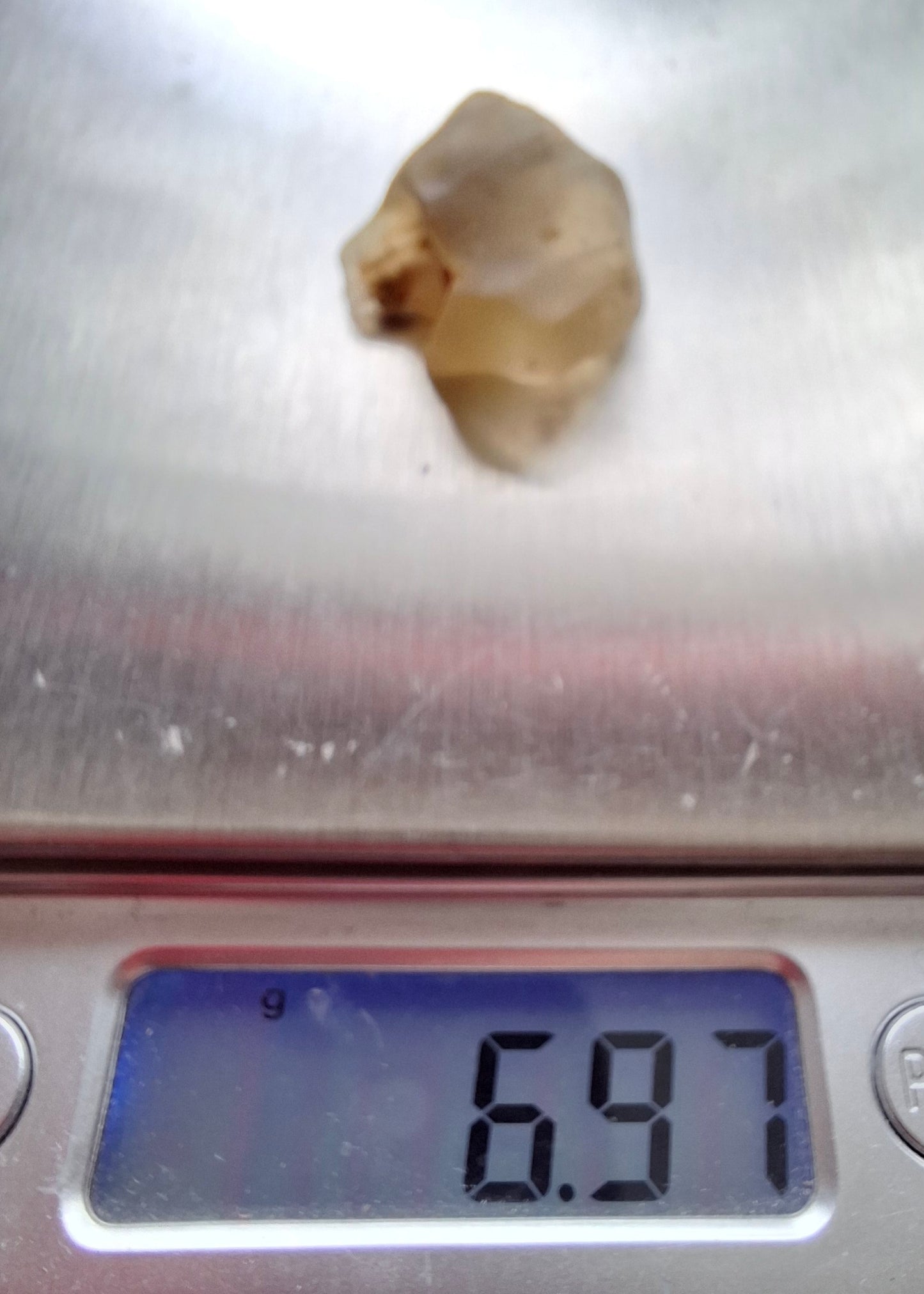Libyan Desert Glass Piece, 6.97g, Tektite