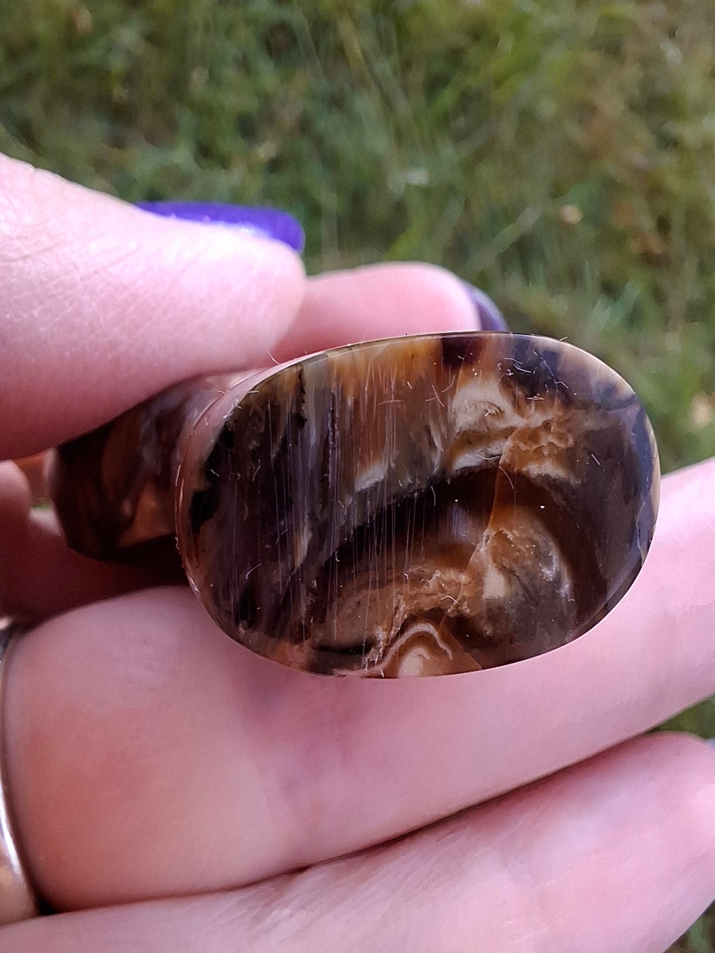 Red Amber Angel, 15.65g, Carving, Fossil (Ref: AA4)