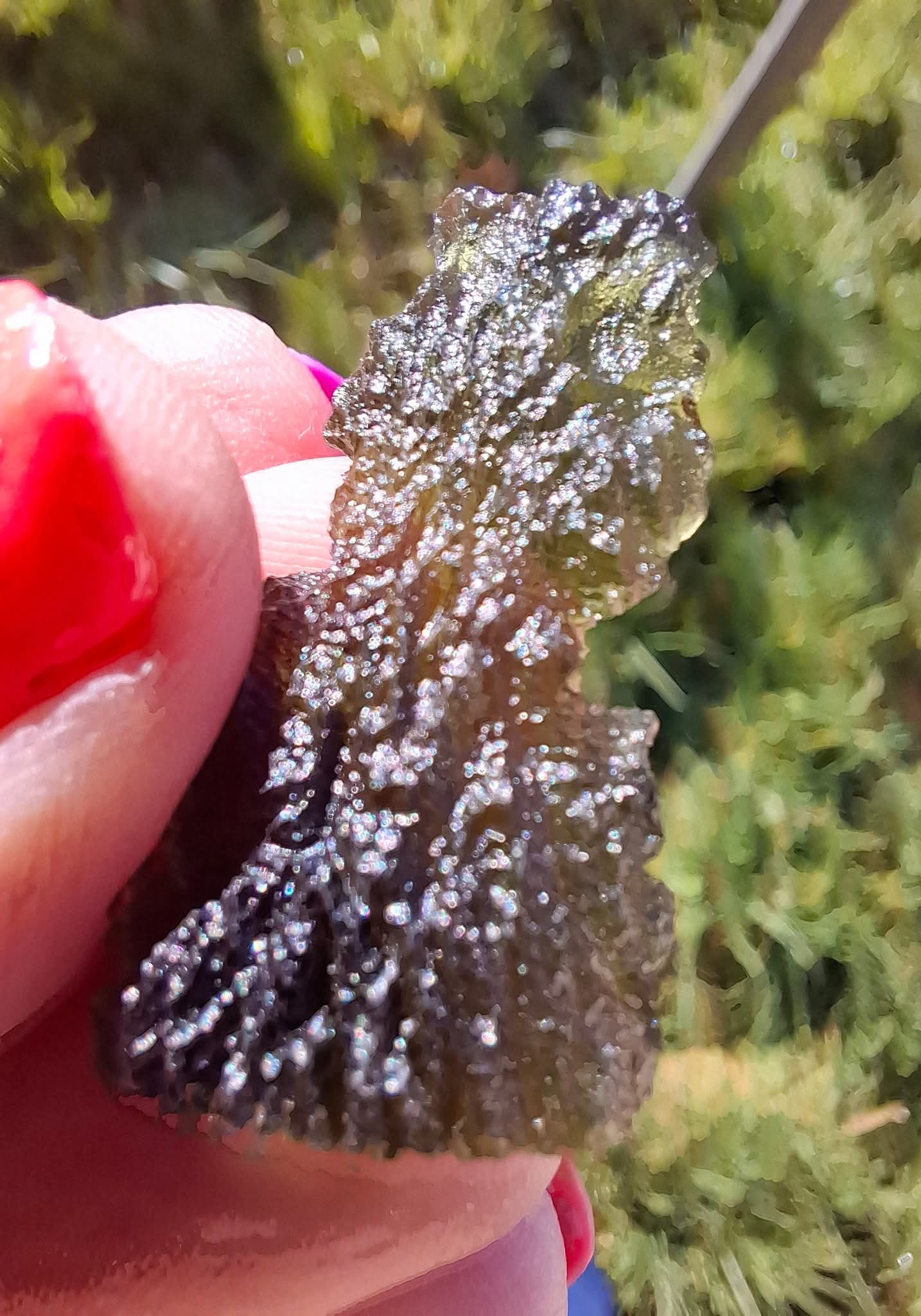 Moldavite Piece, PARYZ, 3.65g, Tektite (Ref: 1299)