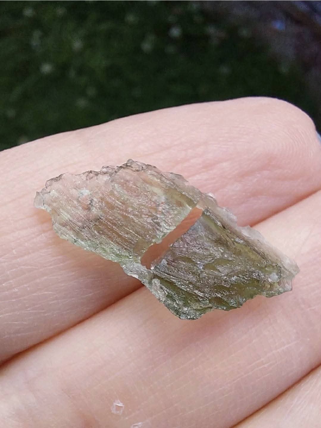 Moldavite Piece, 0.63g, Tektite (Ref: 776)
