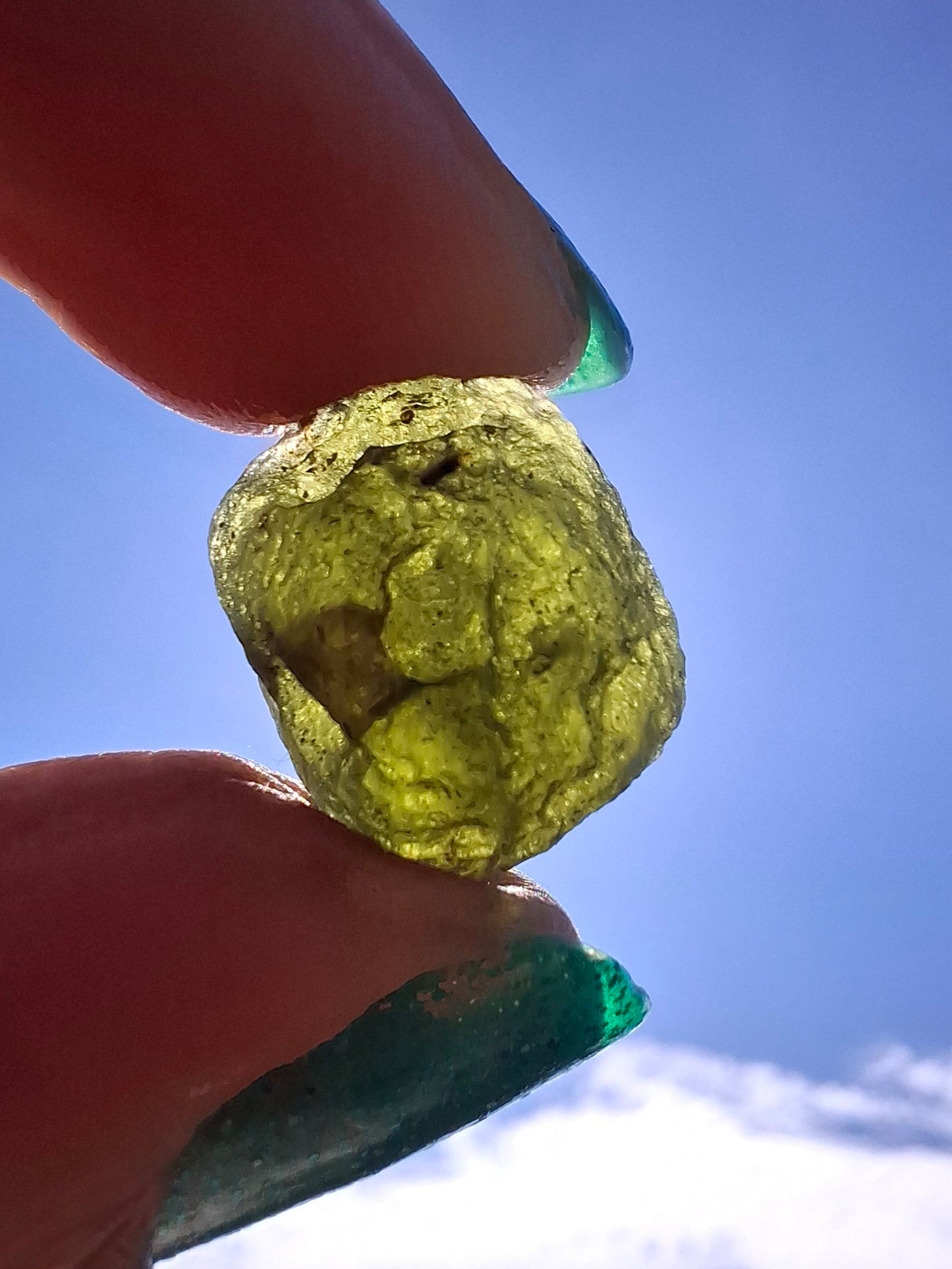 Moldavite Piece, 2.34g, Tektite (Ref: 1414)