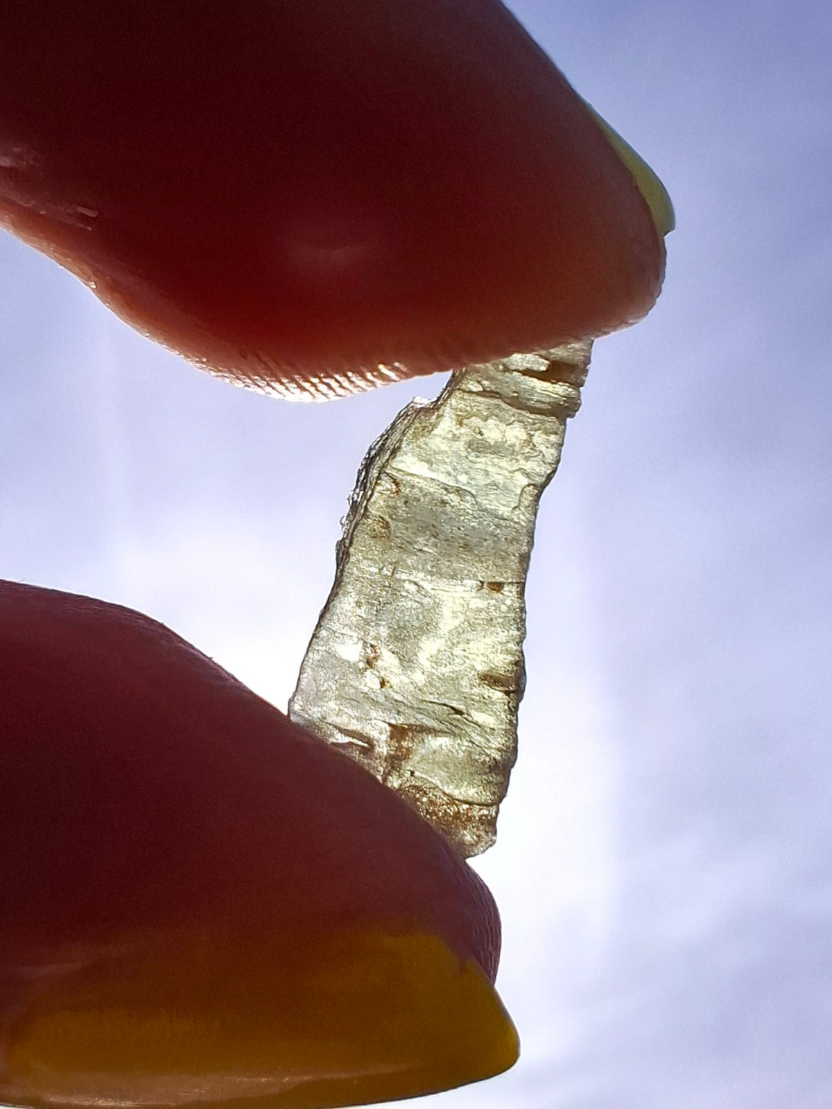 Moldavite Piece, 0.39g, Tektite (Ref: 1507)