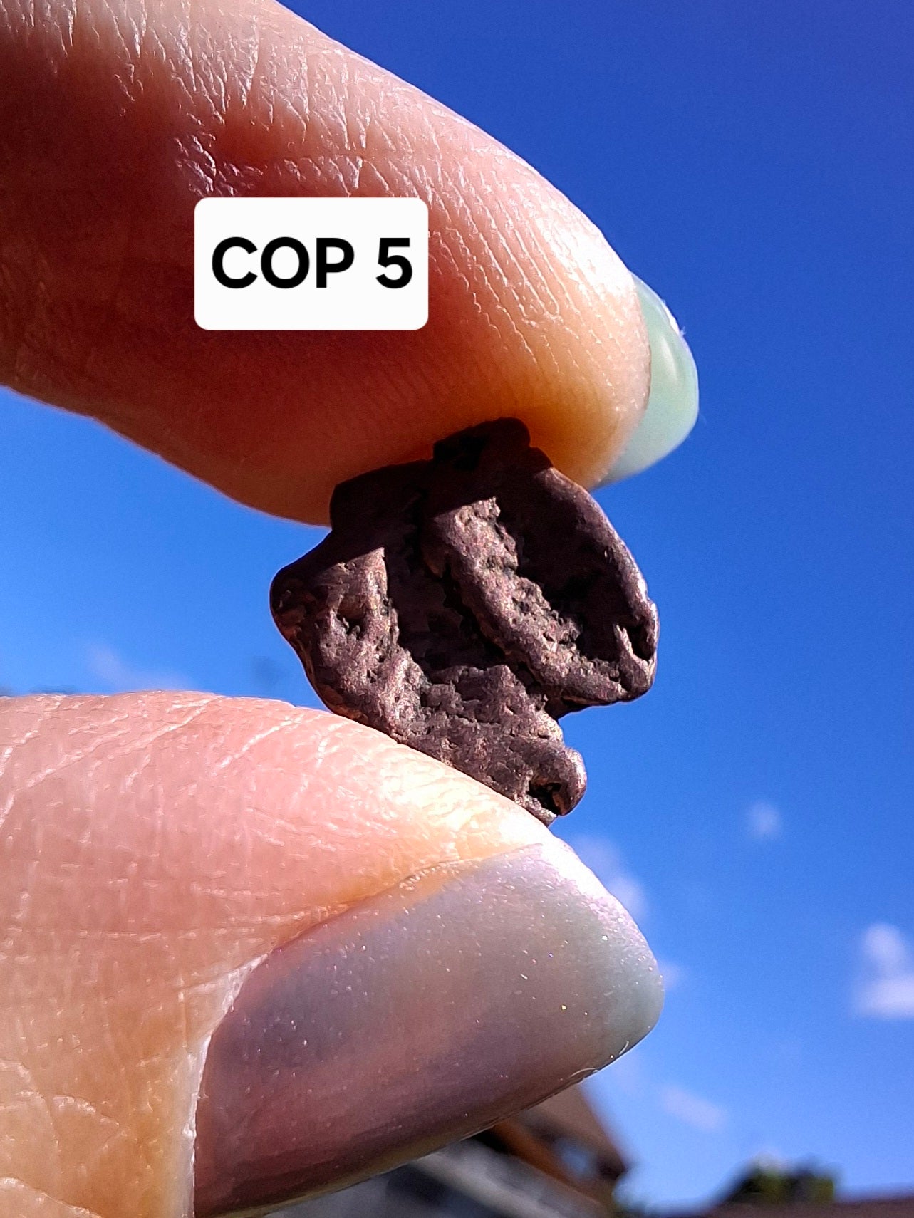 Native Copper Nugget, 1.00g, (Ref: COP5)