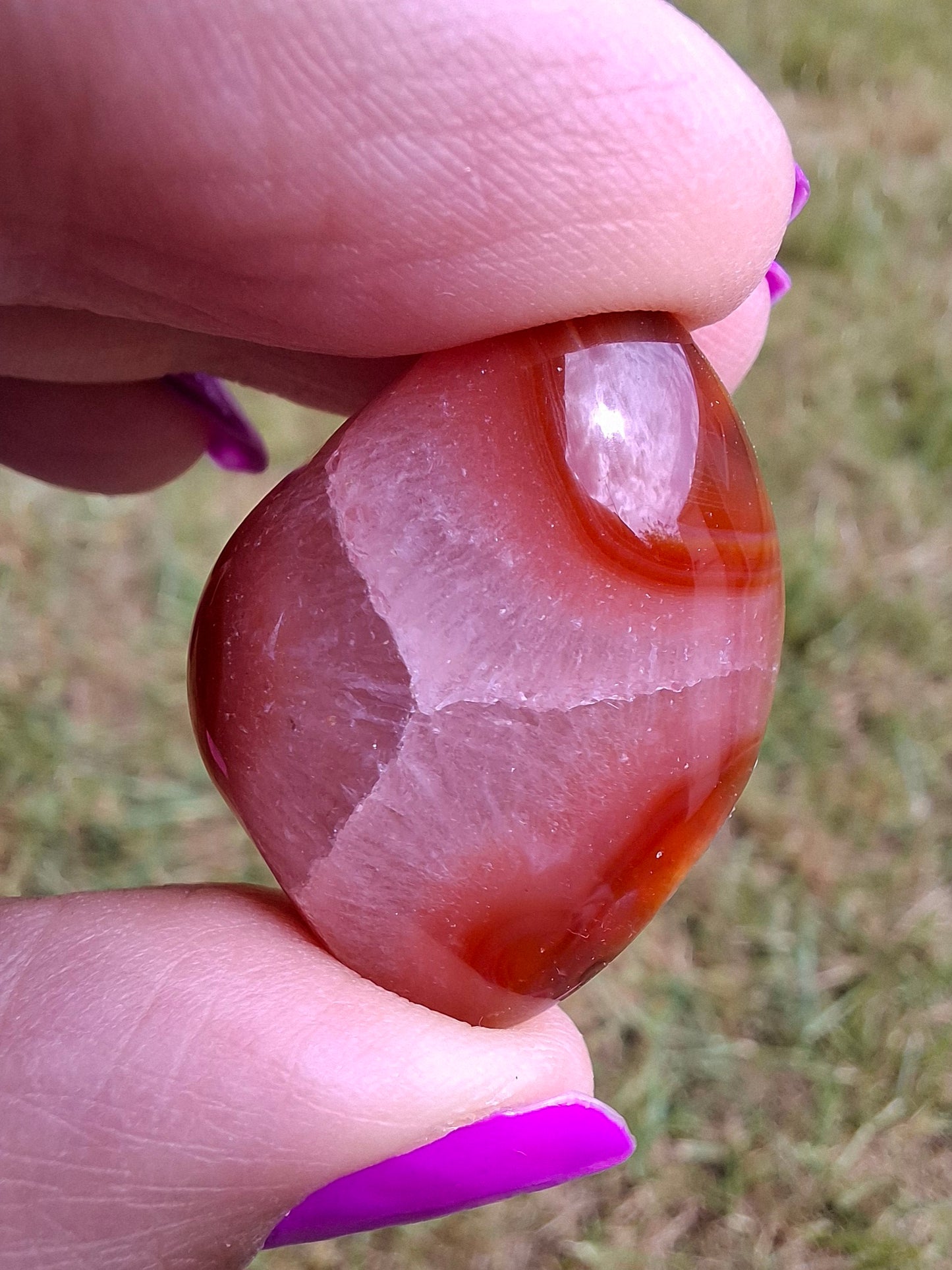 Carnelian, Tumble Stone, Crystal (Ref: T63)