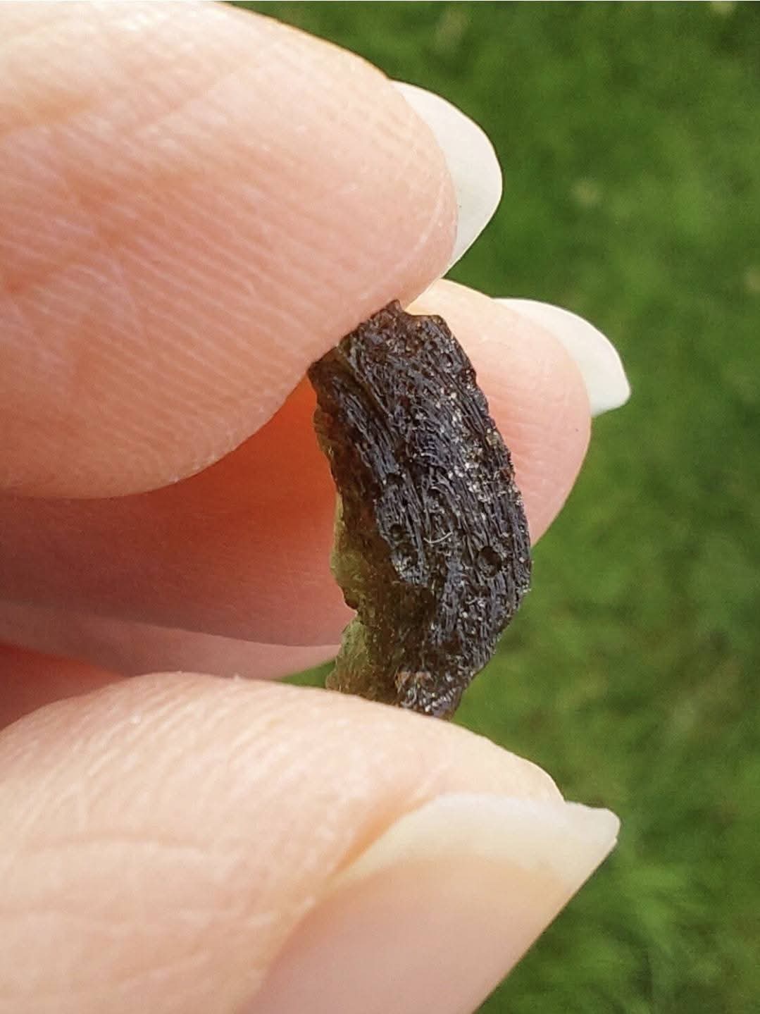 Moldavite Piece, NESMEN LES, 0.62g, Tektite (Ref: 840)