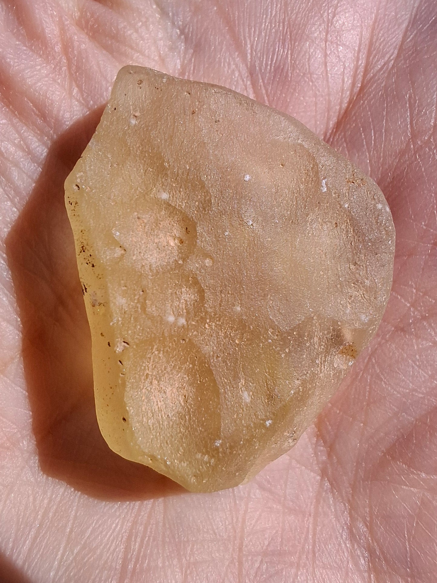Libyan Desert Glass Piece, 12.30g, Tektite