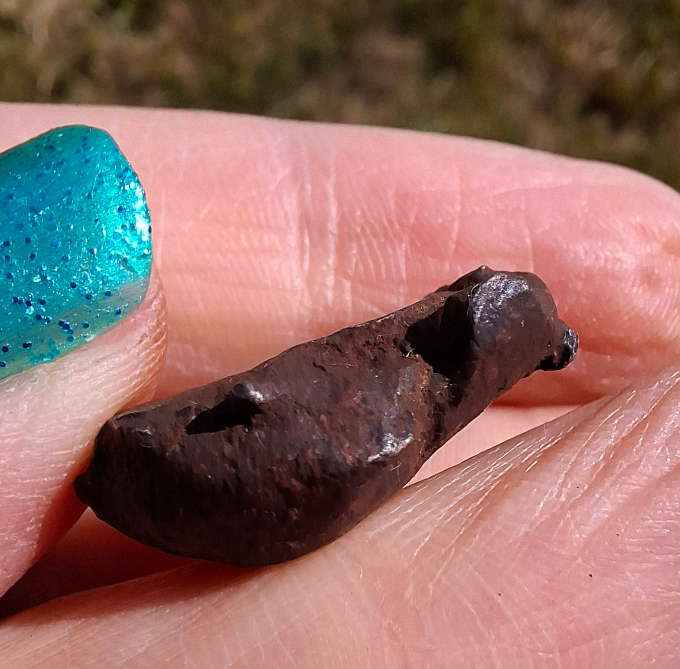 Gebel Kamil Iron Meteorite, 11.21g (Ref: K48)