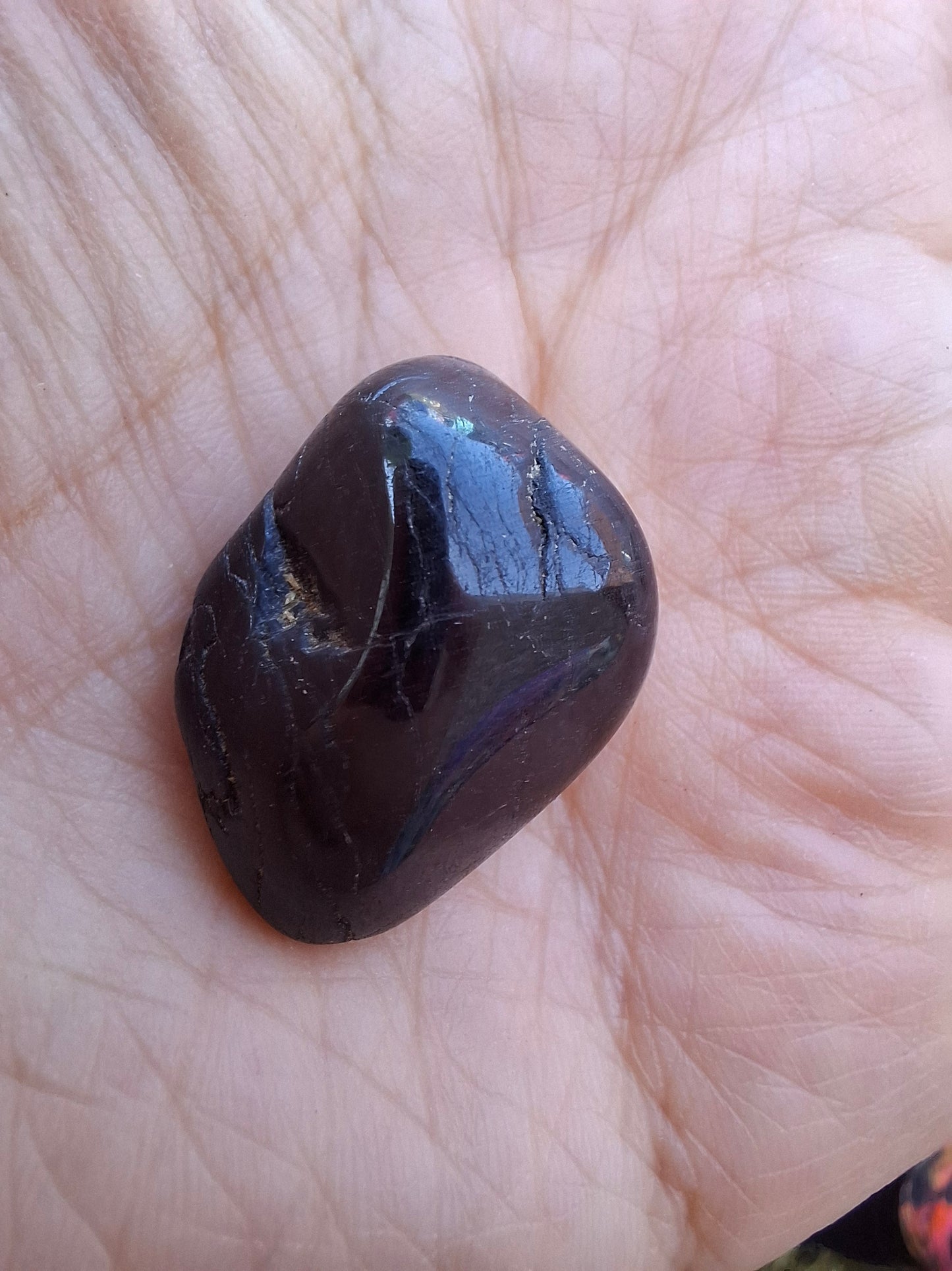 Black Tourmaline, Tumble Stone, Crystal (Ref: T224)