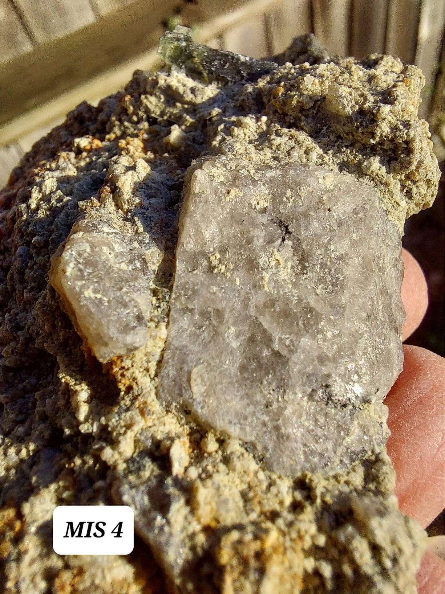Moldavite In-Situ (in matrix), Besednice, Est- 2g, Tektite (Ref: MIS4)