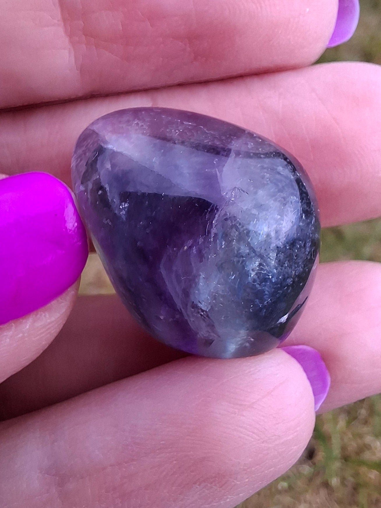 Fluorite, Tumble Stone, Crystal (Ref: T53)