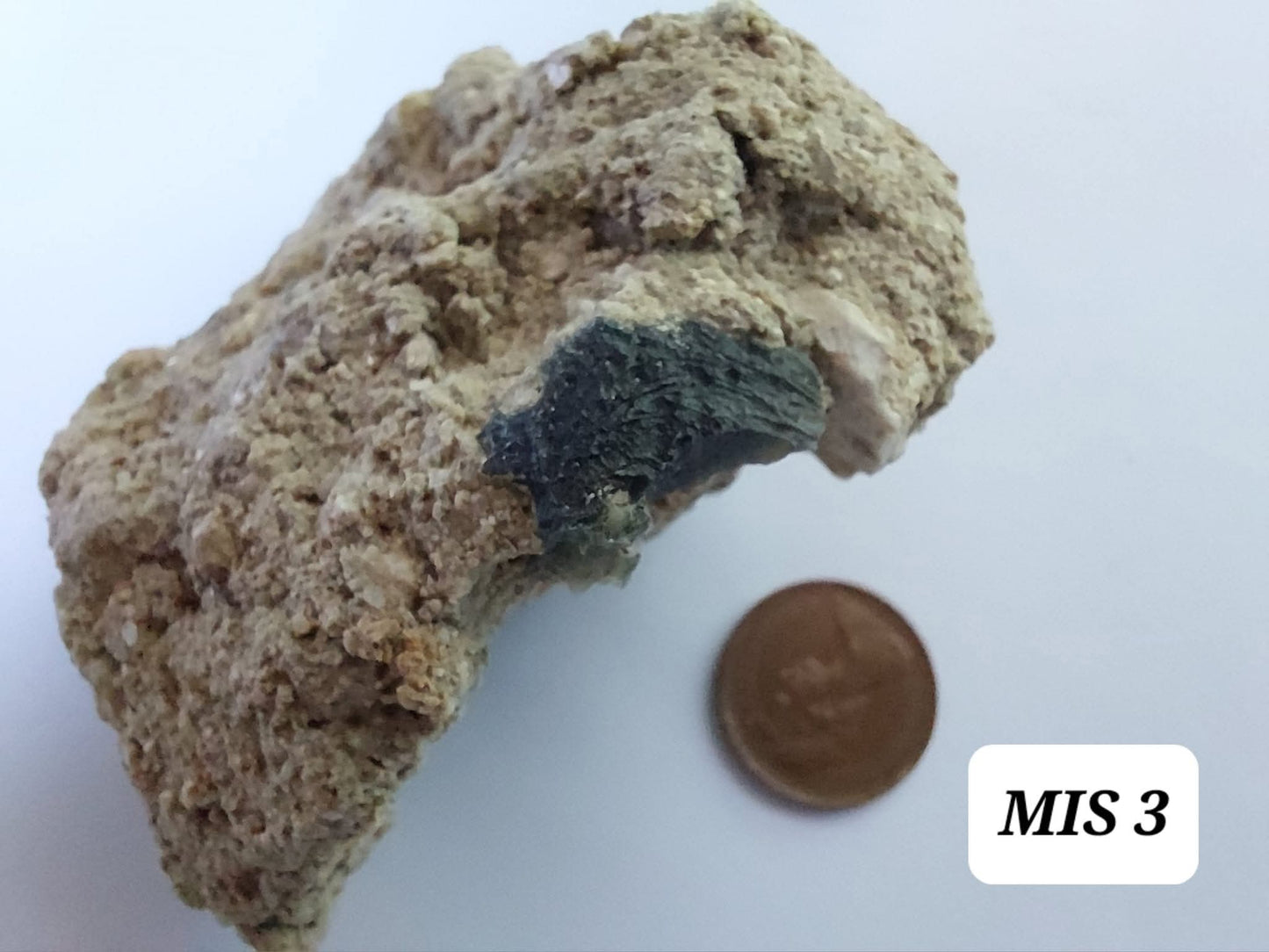 Moldavite In-Situ (in matrix), Besednice, Est- 3g, Tektite (Ref: MIS3)