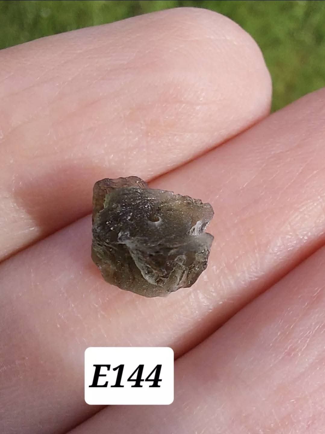 Moldavite Piece, 0.58g, Tektite (Ref: E144)