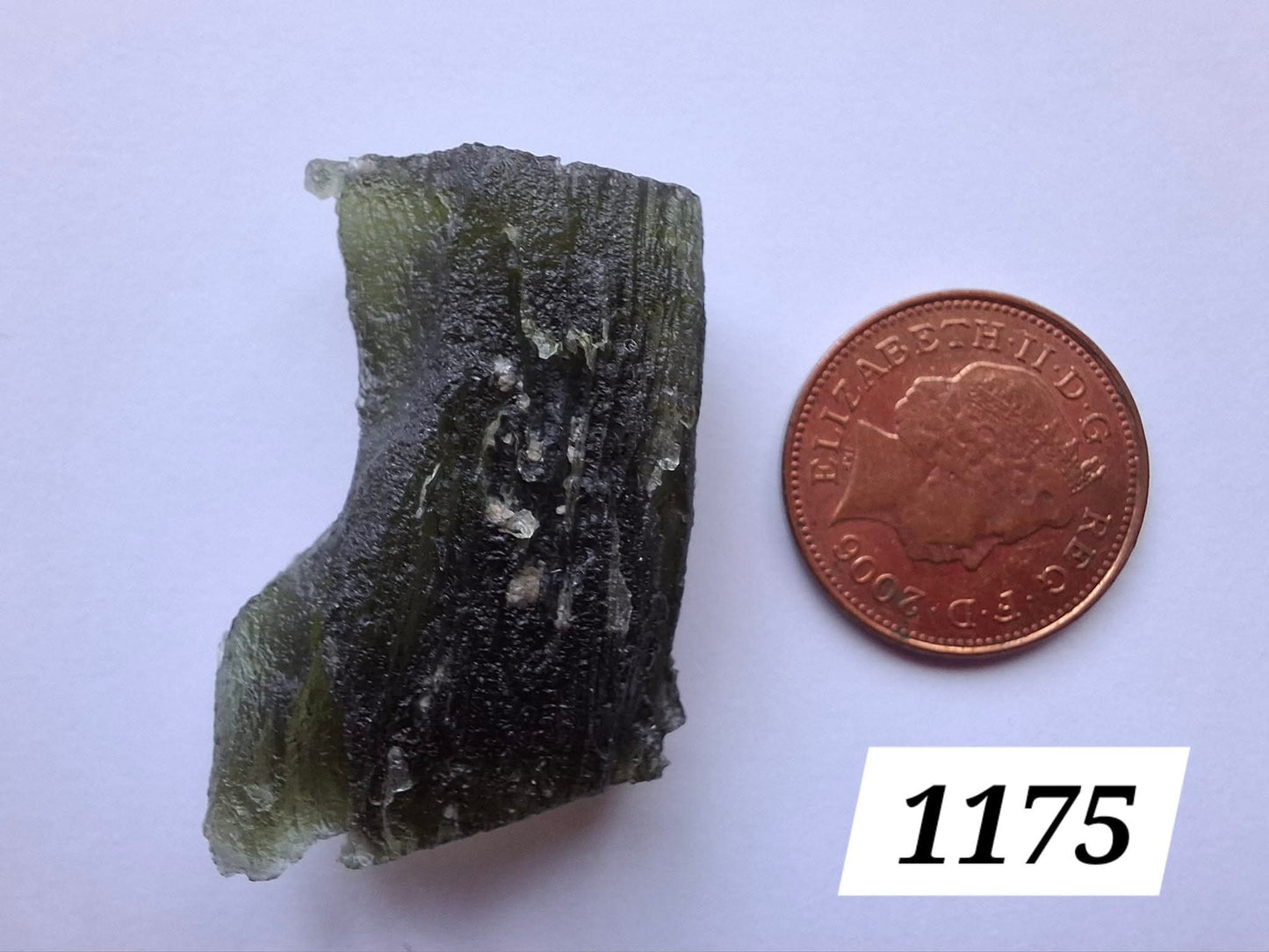 Moldavite Piece, JAKULE, 12.00g, Tektite (Ref: 1175)