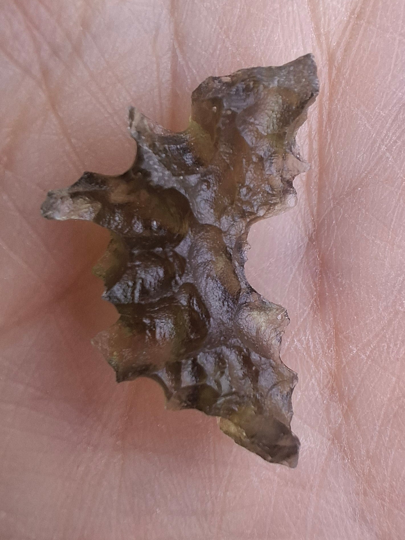 Moldavite Piece, JEZKOVNA BESEDNICE, 1.41g, Tektite (Ref: 1284)