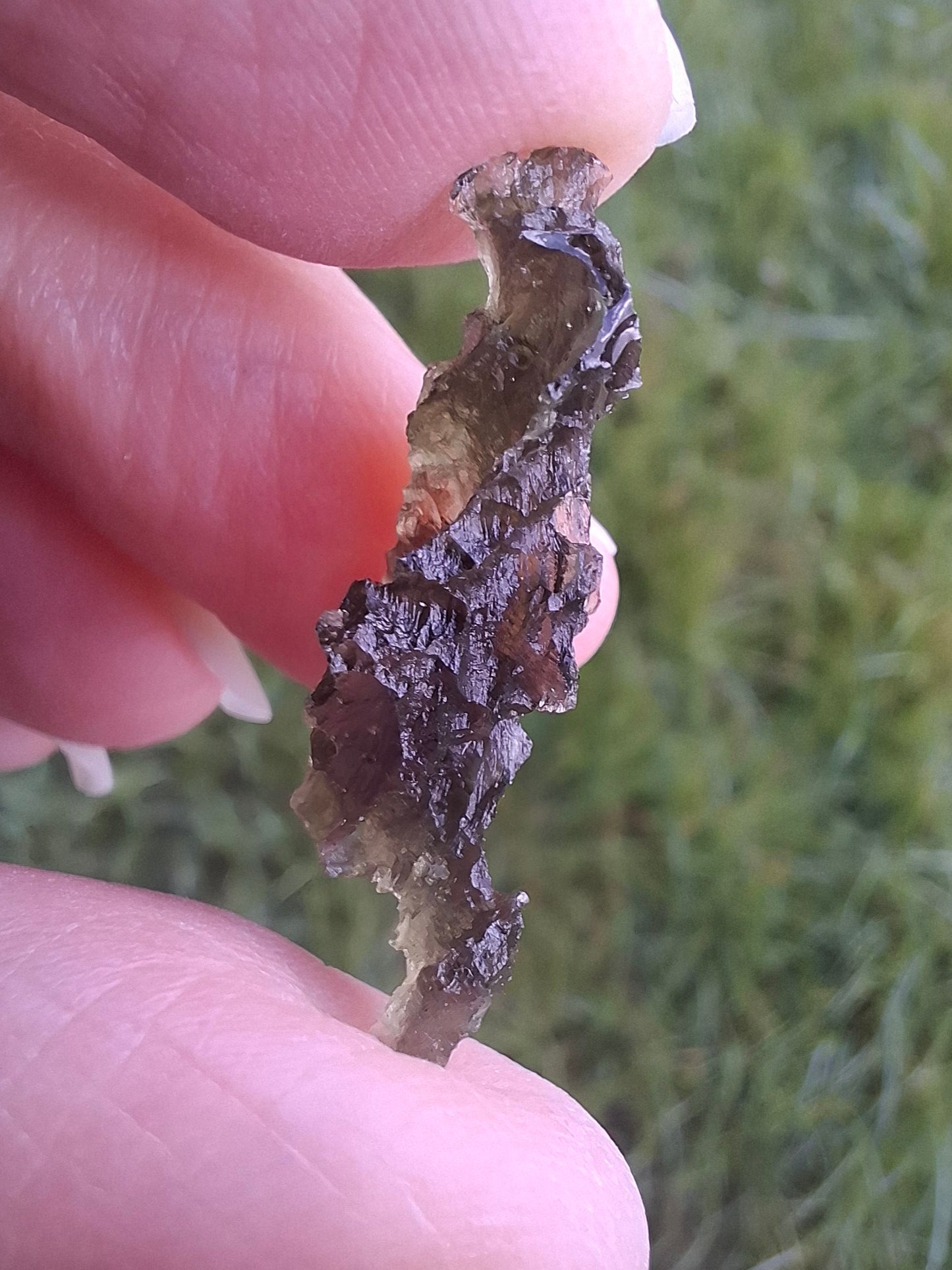 Moldavite Piece, JEZKOVNA BESEDNICE, 1.61g, Tektite (Ref: 1274)
