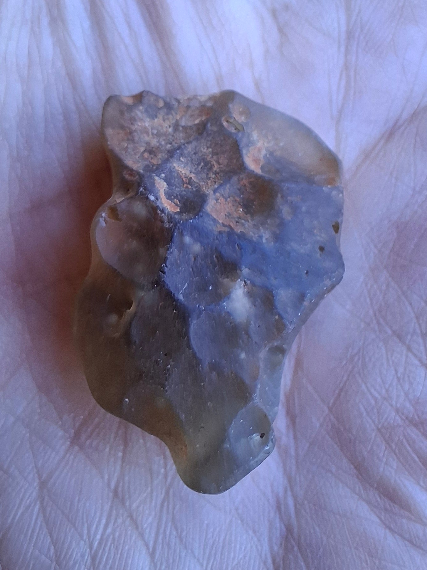 Libyan Desert Glass (darker) Piece, 10.25g, Tektite (Ref: L1368)