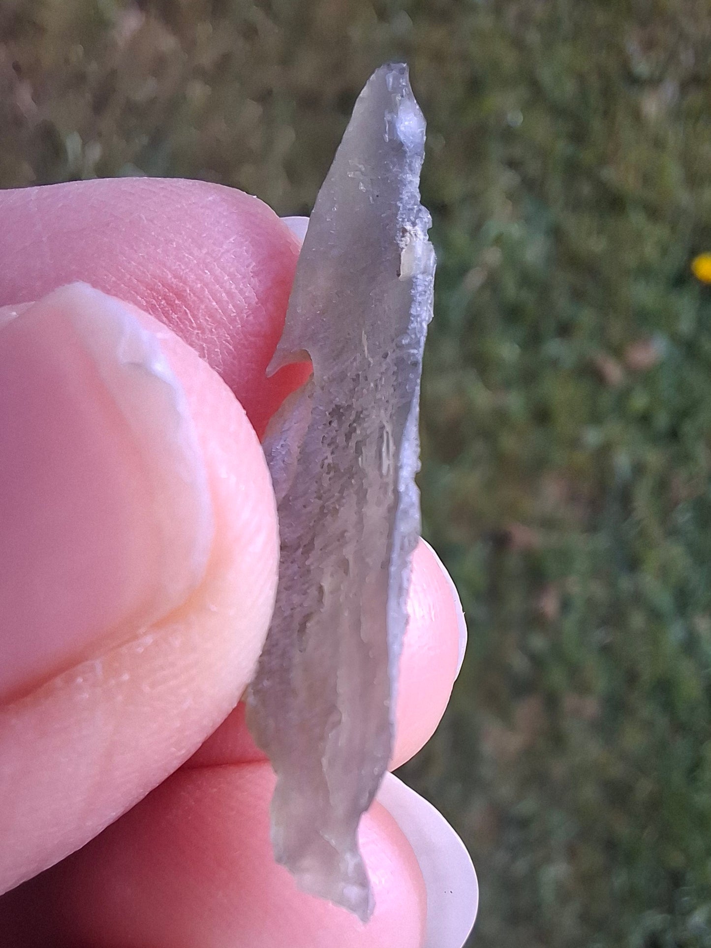 Moldavite Piece, 0.83g, Tektite (Ref: 1362)