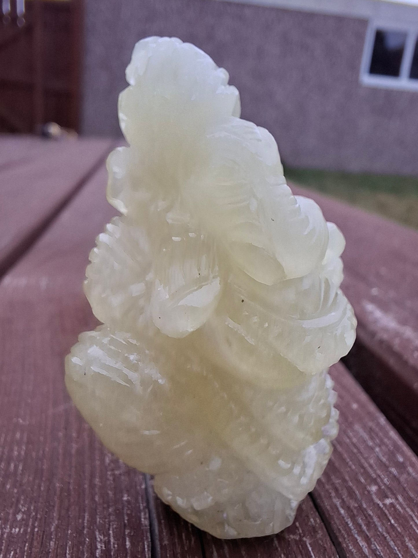 Libyan Desert Glass GANESHA craving, 31.21g, Tektite (Ref: Ganesha2)