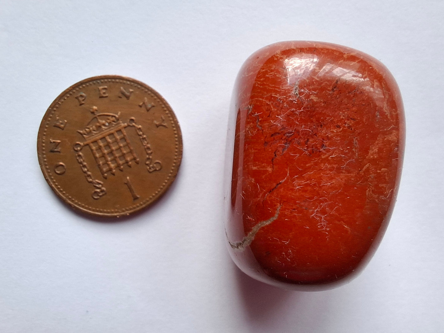 Red Jasper, Tumble Stone, Crystal (Ref: T89)