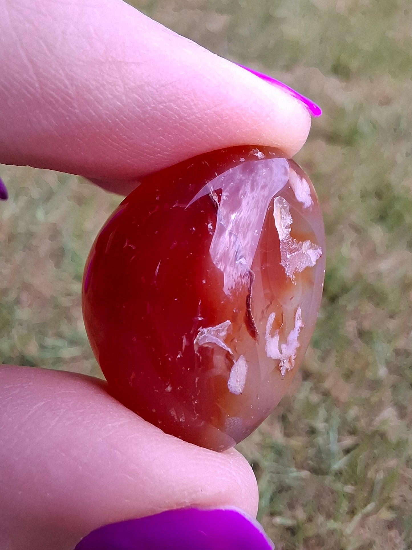 Carnelian, Tumble Stone, Crystal (Ref: T61)