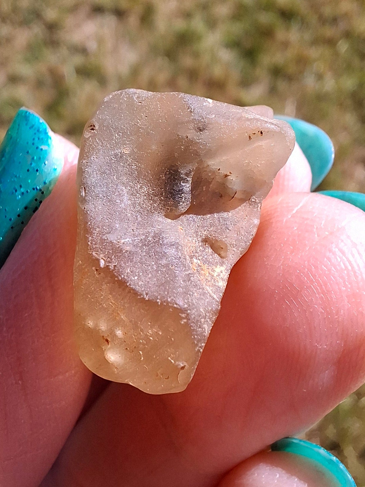 Libyan Desert Glass Piece, 6.97g, Tektite