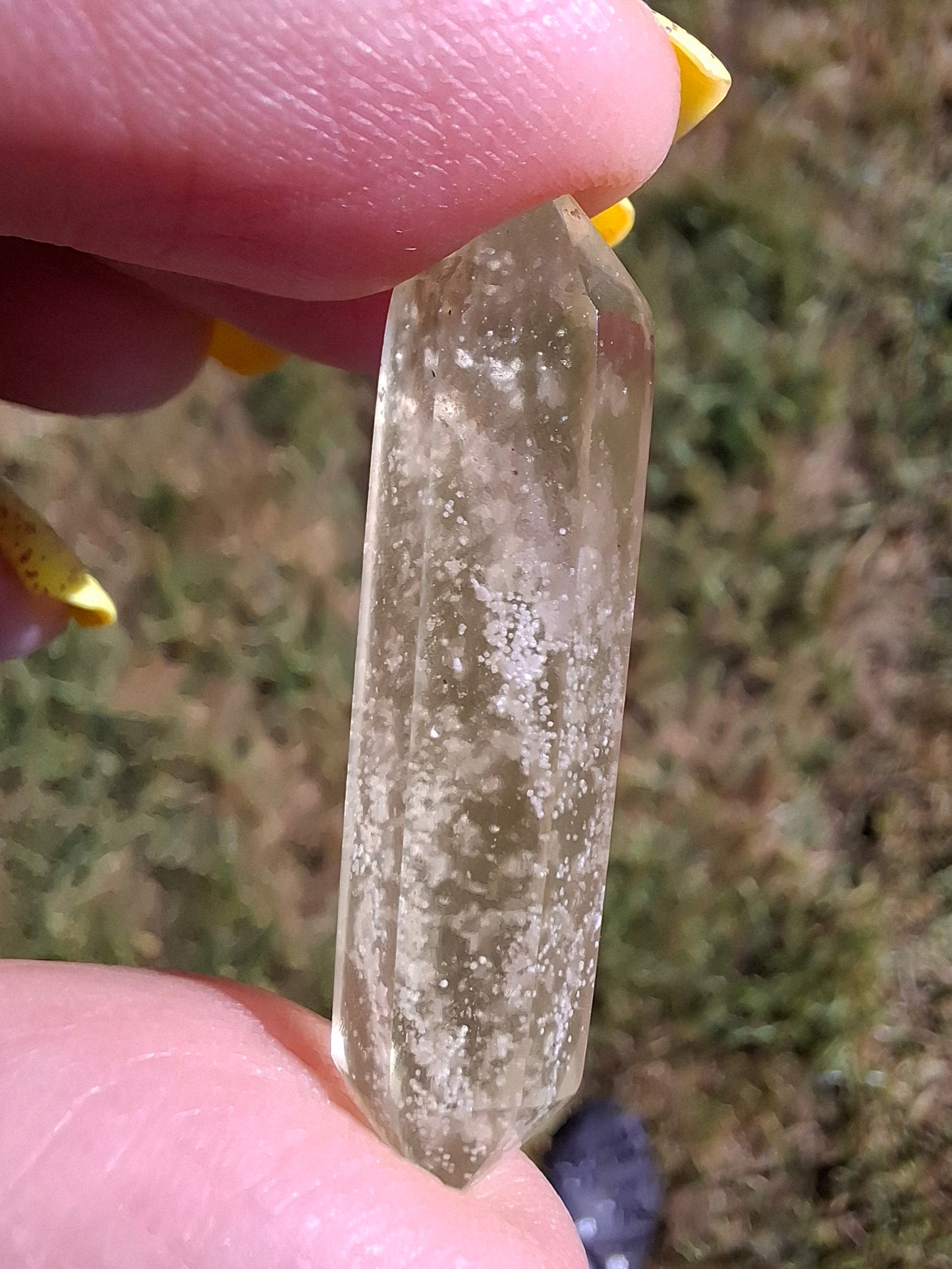 Libyan Desert Glass DT Carving, 3.94g, Tektite (Ref: LDT5)