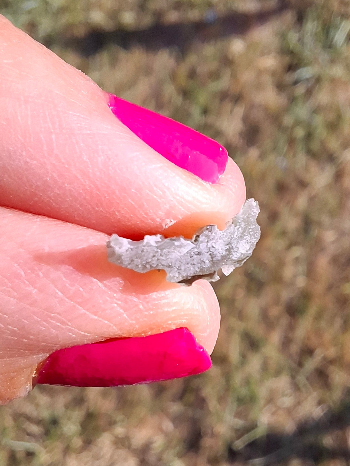 Moldavite Piece, SNOWFLAKE, FROSTED, BRUSNA, 0.28g, Tektite (Ref: 1504)