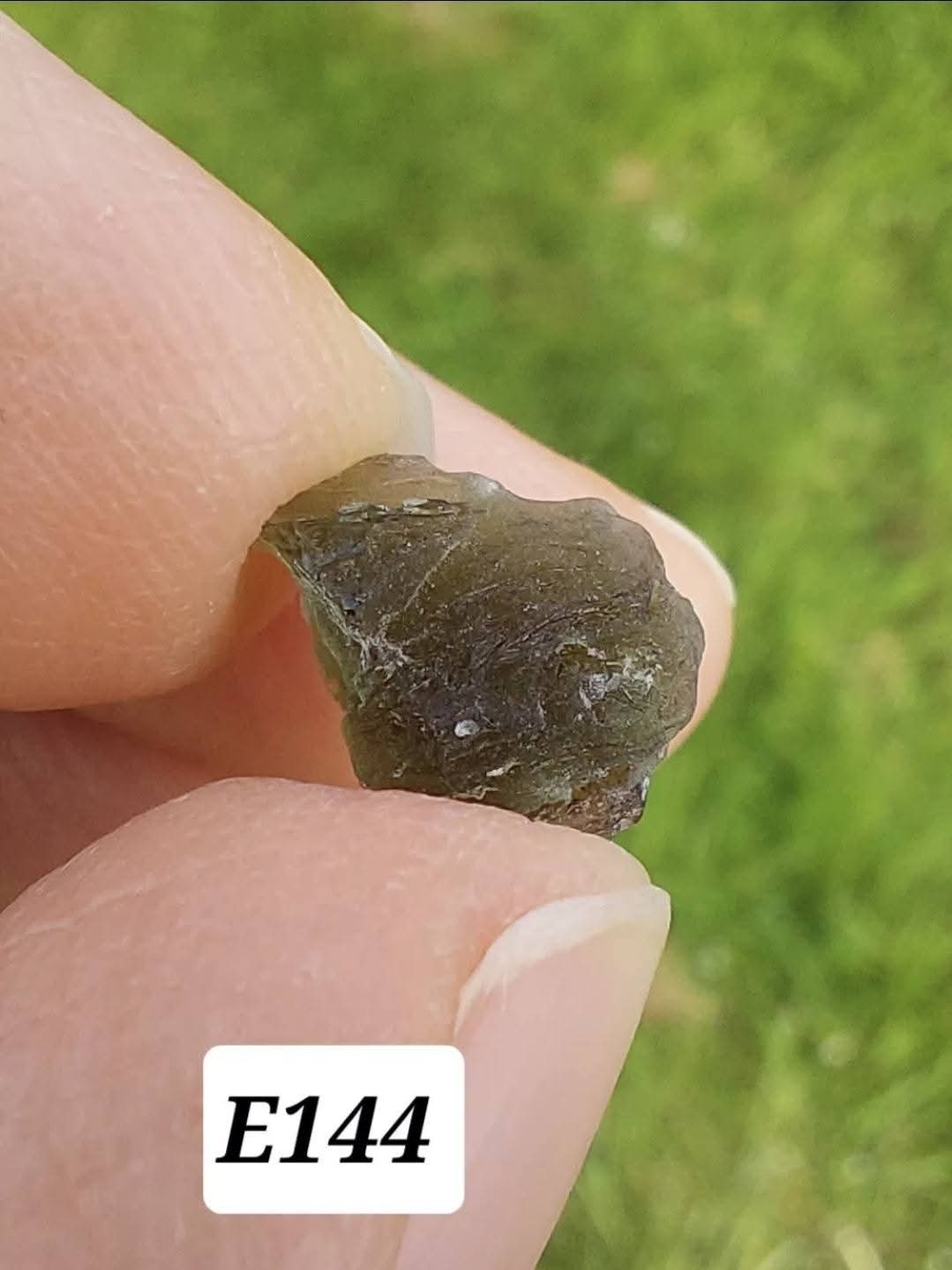 Moldavite Piece, 0.58g, Tektite (Ref: E144)