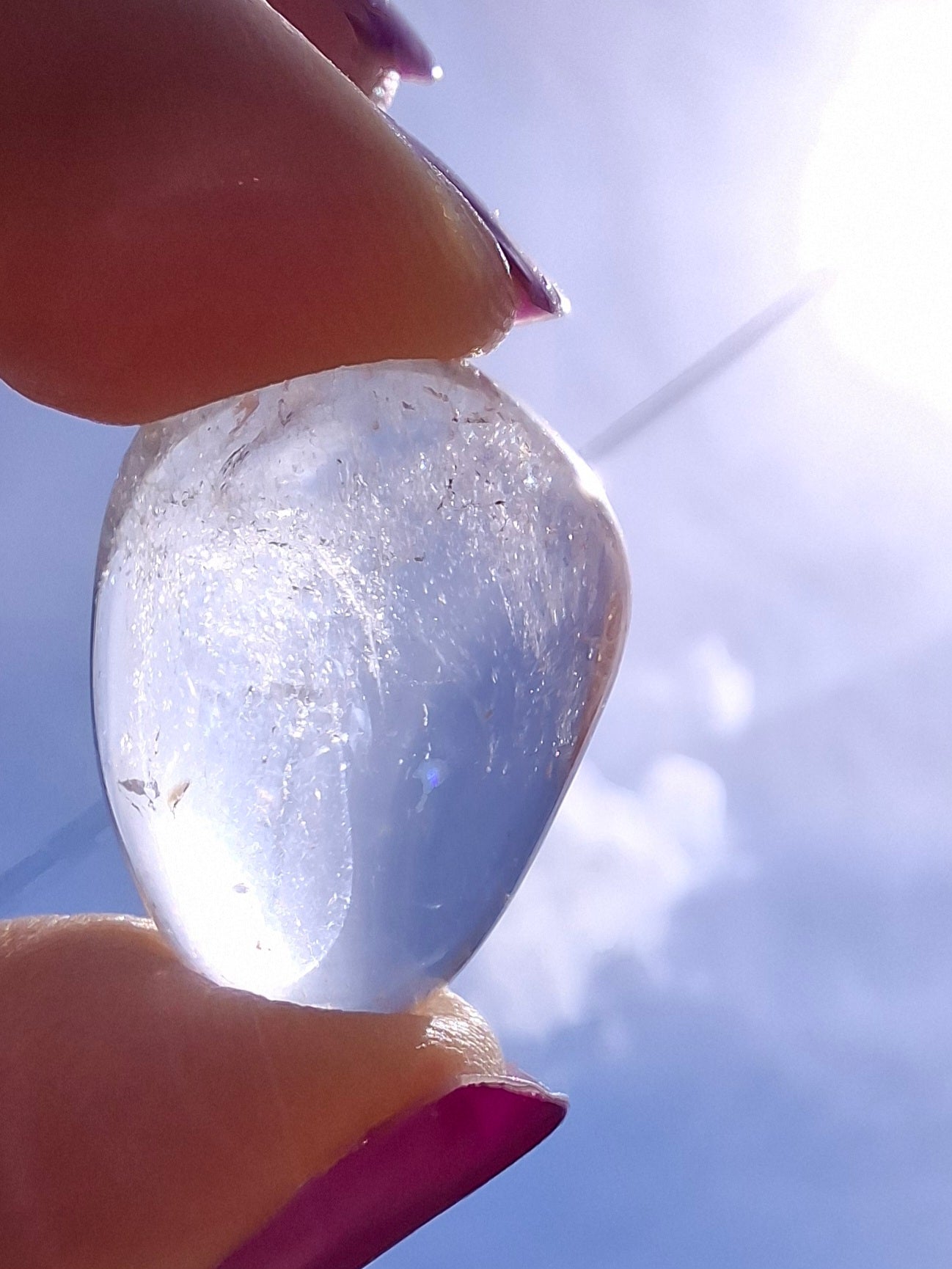Clear Quartz, Tumble Stone, Crystal (Ref: T30)