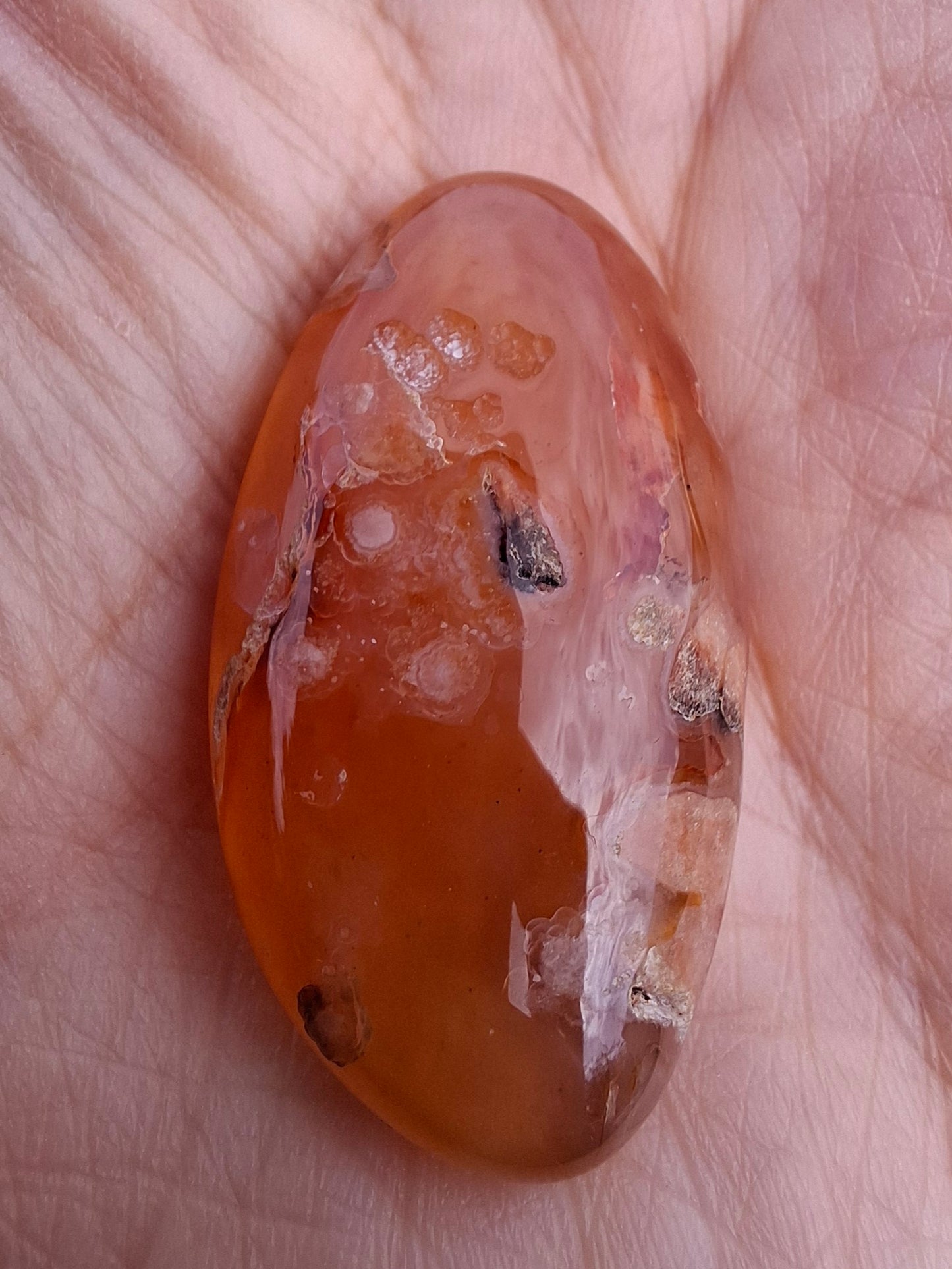 Carnelian, Tumble Stone, Crystal (Ref: T64)