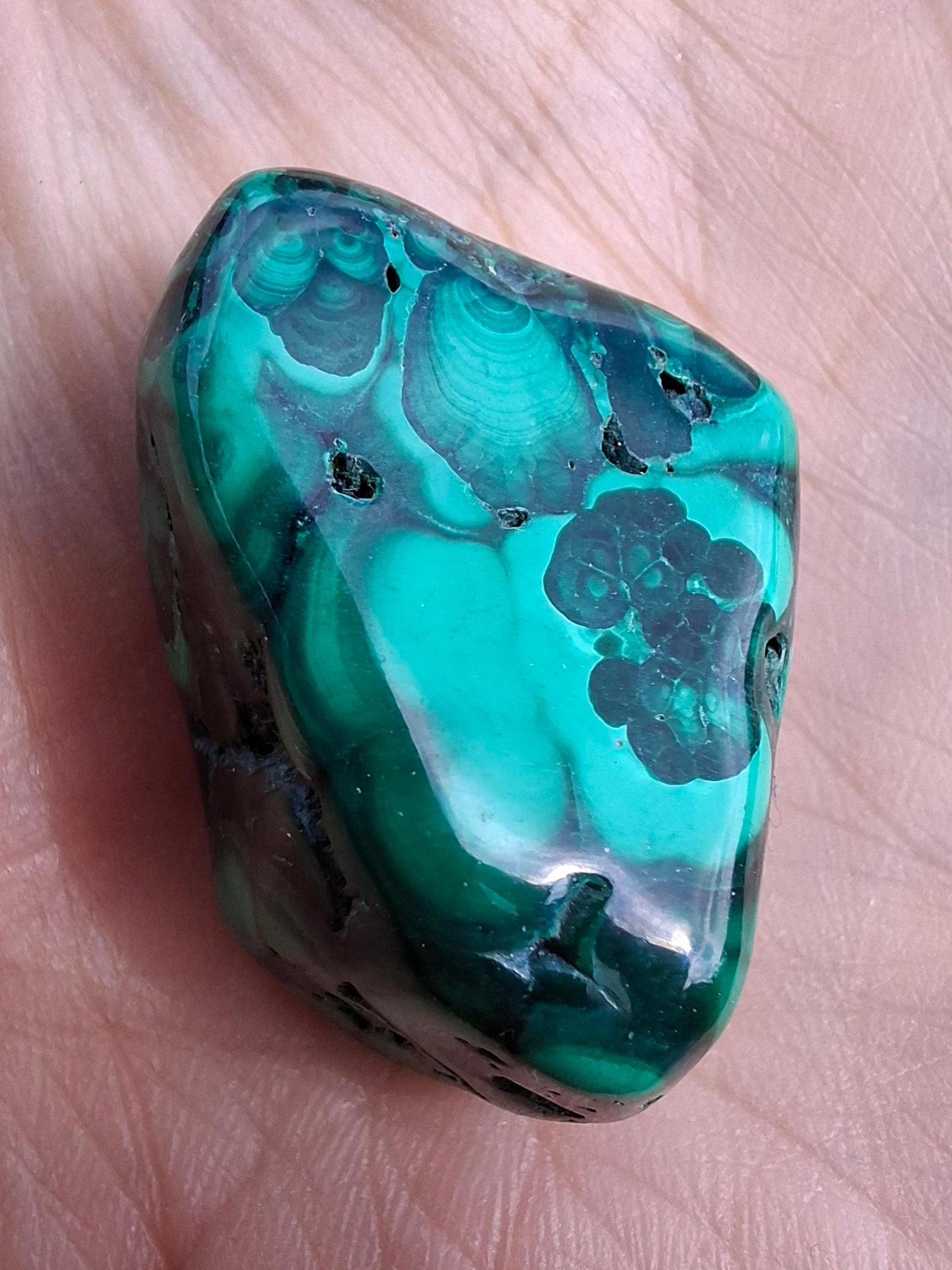 Malachite, Tumble Stone, Crystal (Ref: T157)