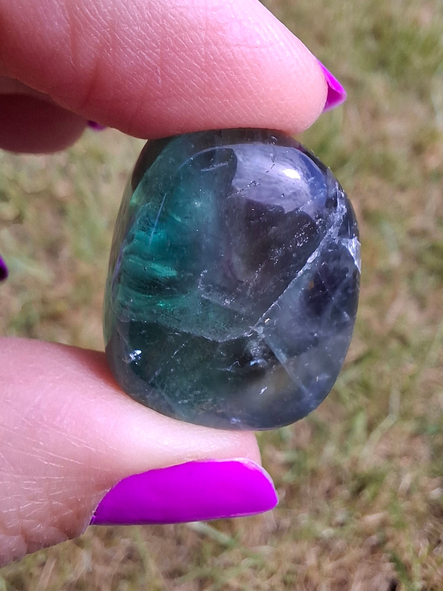 Fluorite, Tumble Stone, Crystal (Ref: T57)
