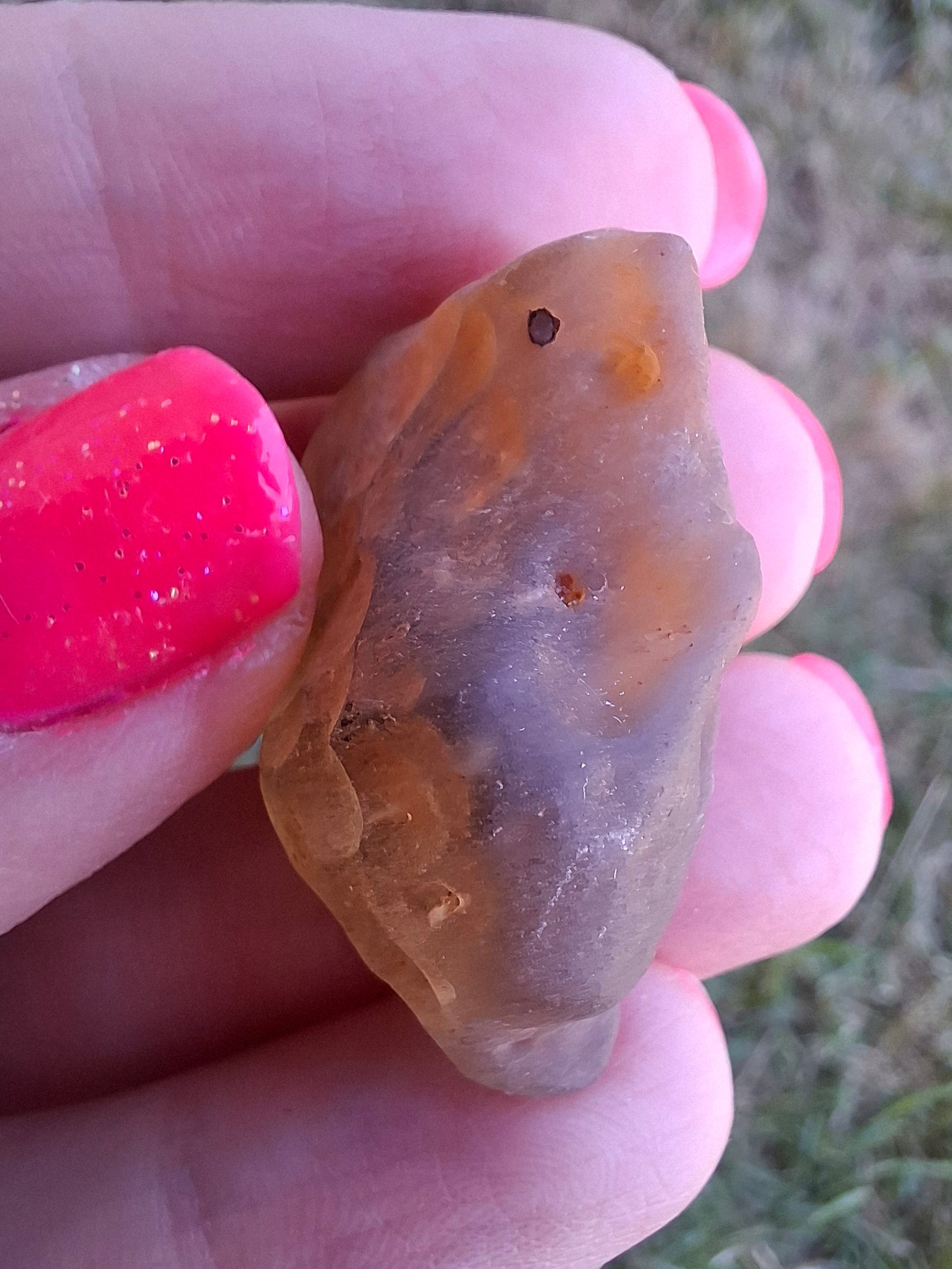 Libyan Desert Glass (darker) Piece, 10.25g, Tektite (Ref: L1368)