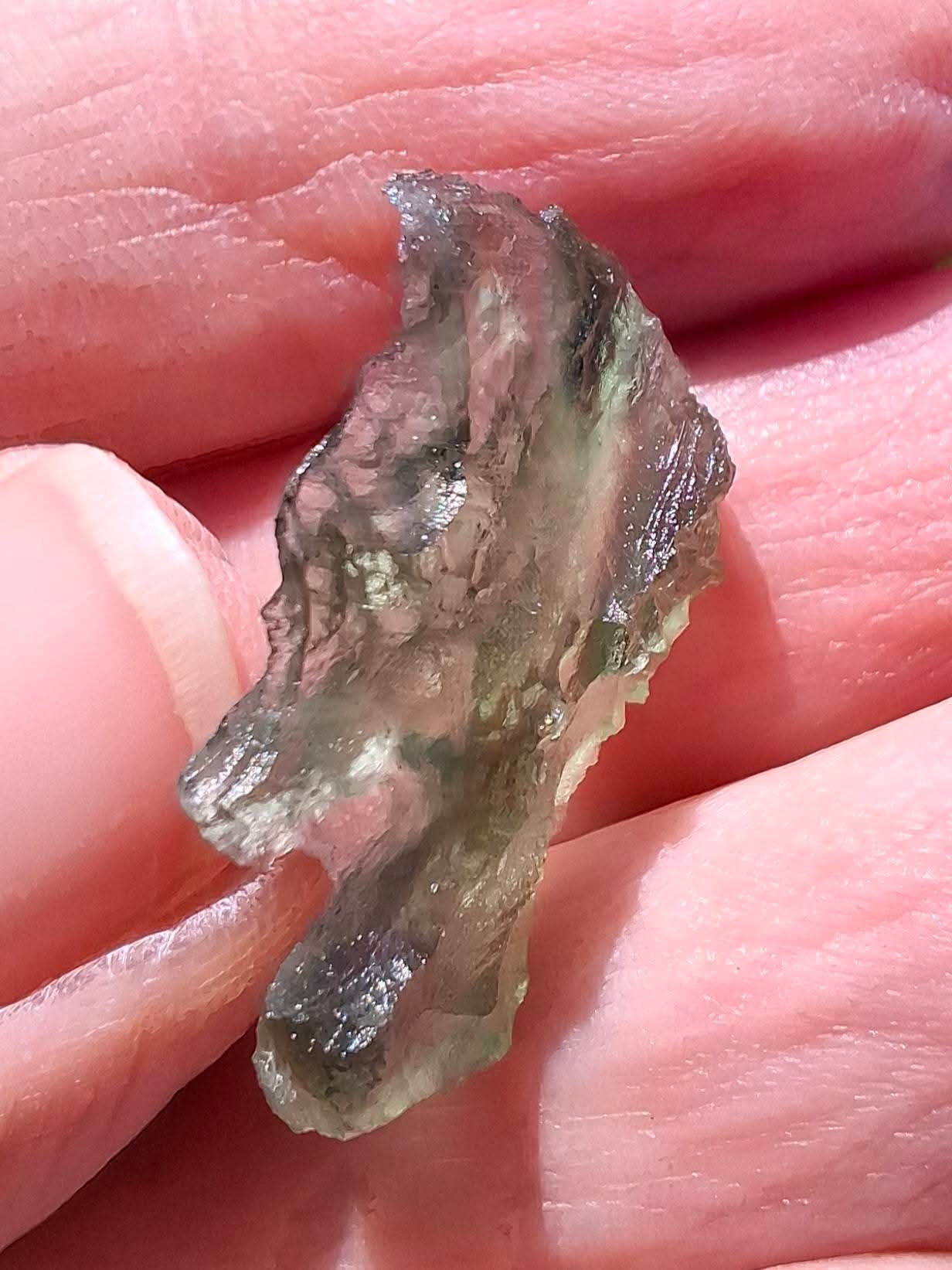 Moldavite Piece, PARYZ, 1.54g, Tektite (Ref: 1360)