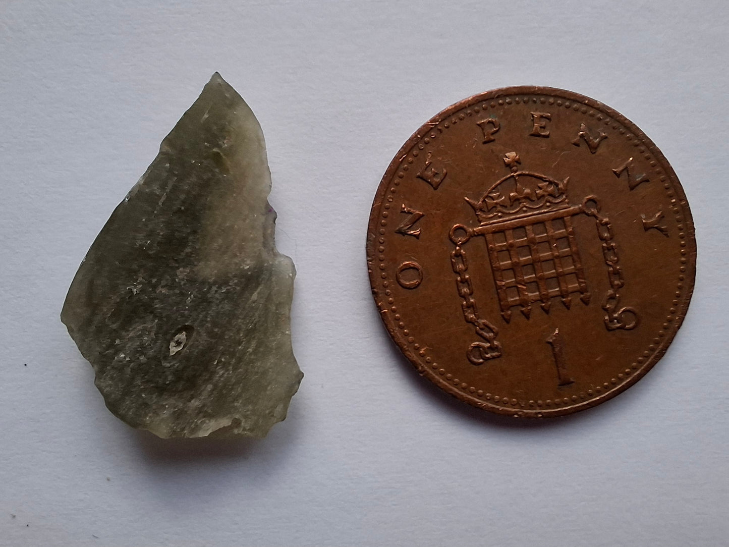 Moldavite Piece, 1.30g, Tektite (Ref: 1434)