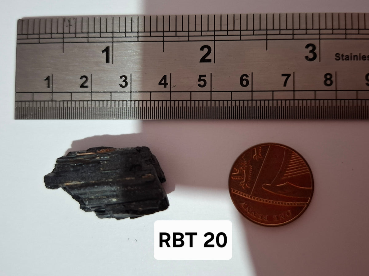 Black Tourmaline RAW, 9.43g, Crystal (Ref: RBT20)