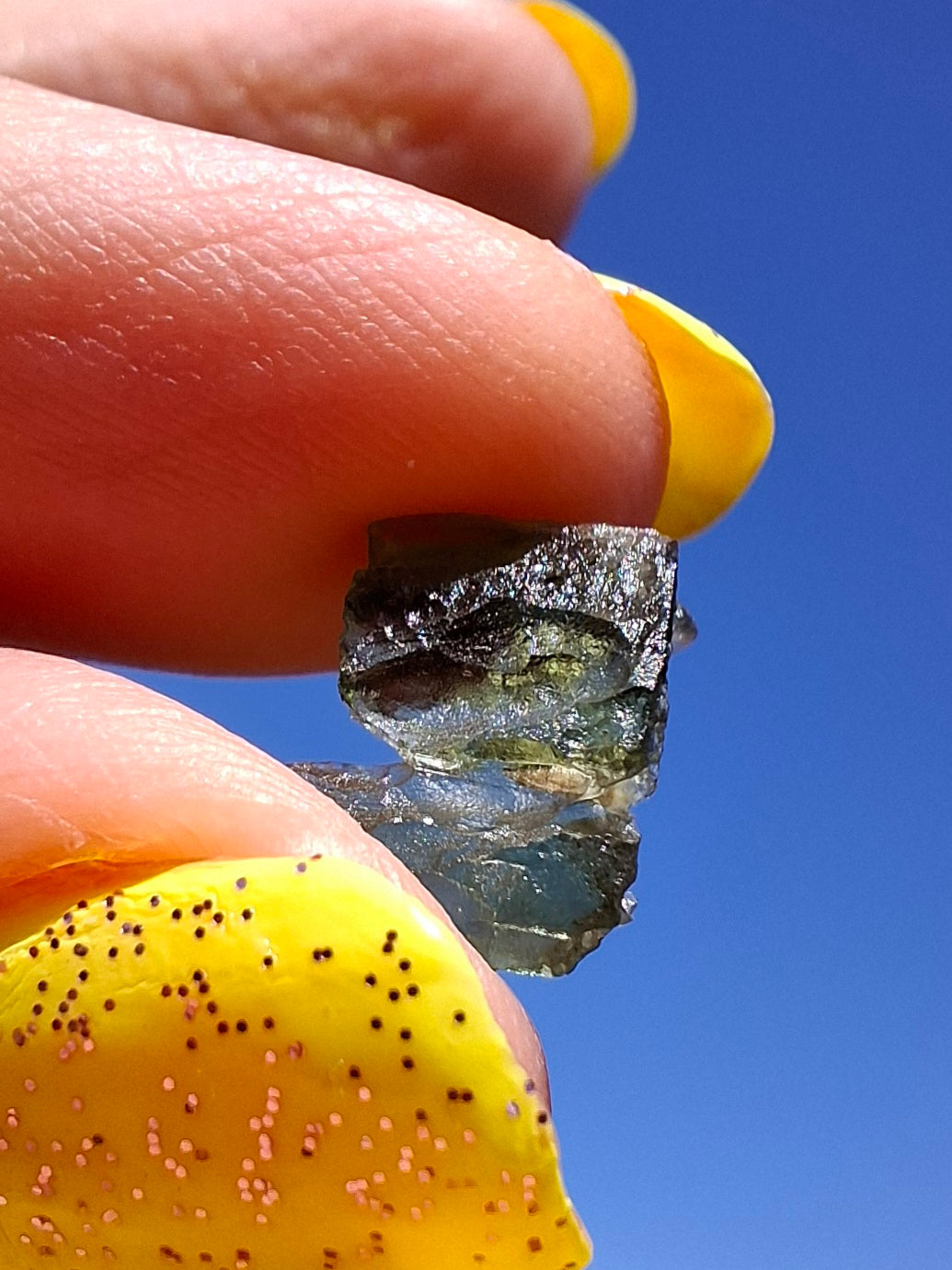 Moldavite Piece, 0.56g, Tektite (Ref: 1474)