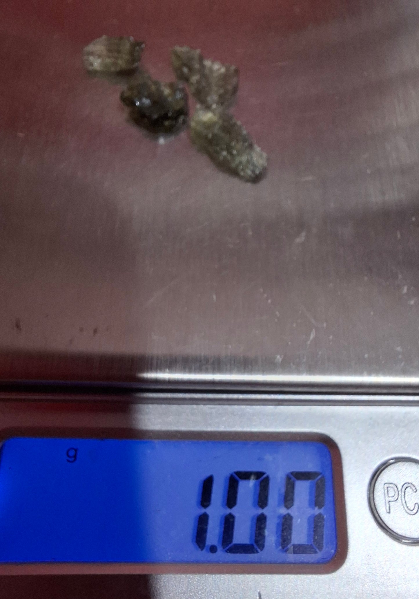 Moldavite chip Bundle, 1g, 4 pcs, Tektite (Ref: MB32)