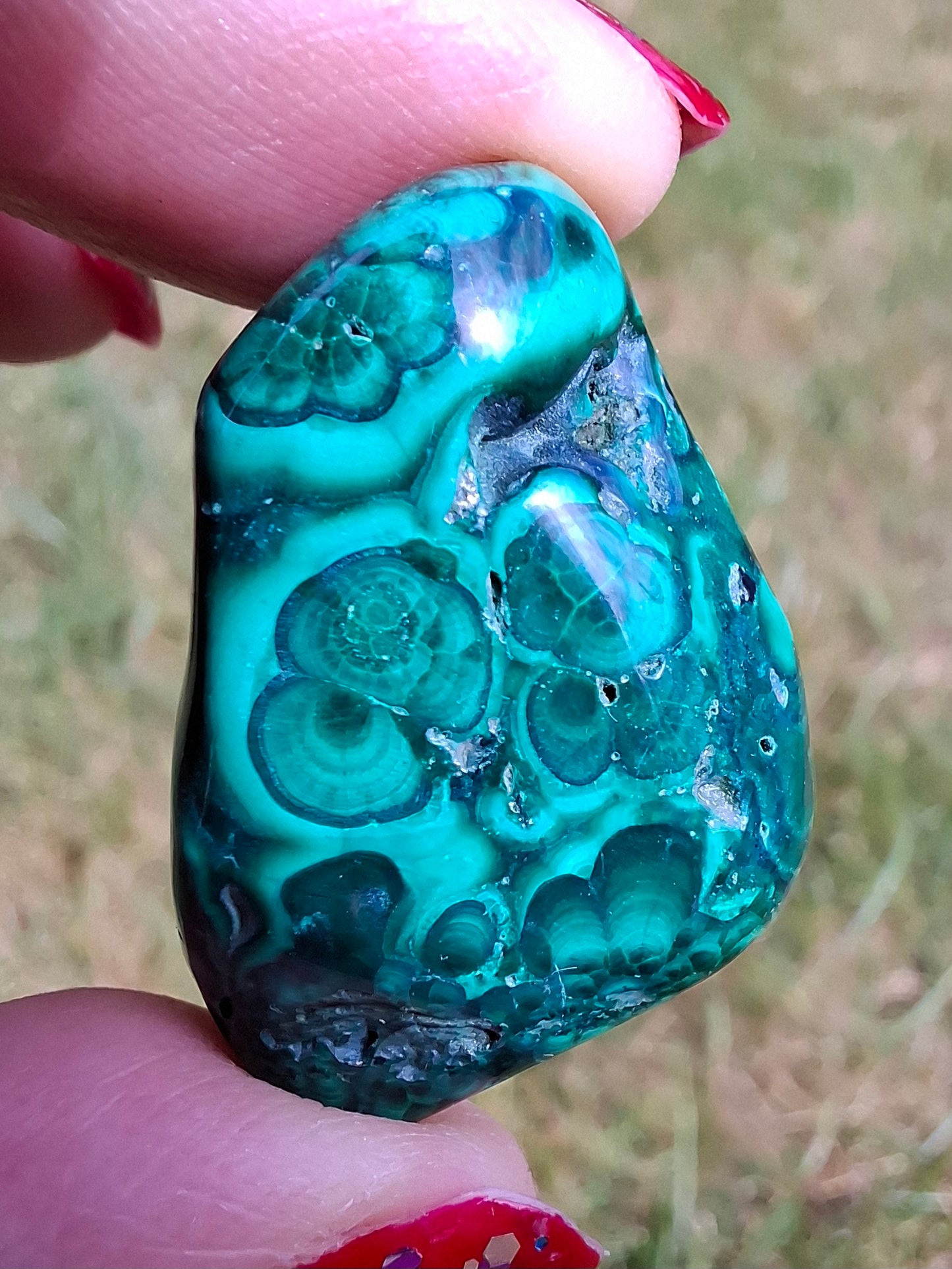 Malachite, Tumble Stone, Crystal (Ref: T157)
