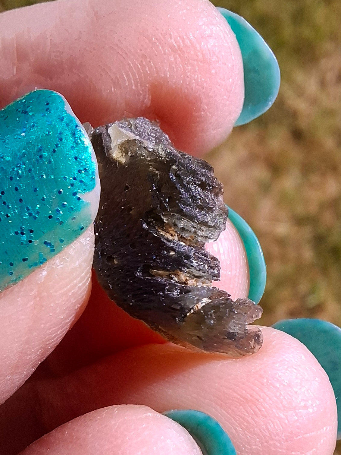 Moldavite Piece, 1.67g, Tektite (Ref: 1423)