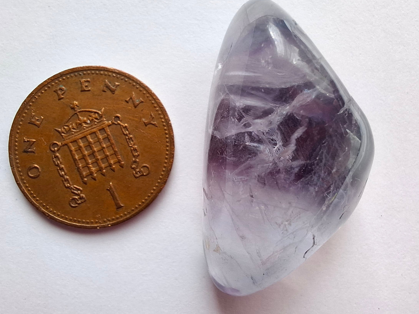 Fluorite, Tumble Stone, Crystal (Ref :T46)