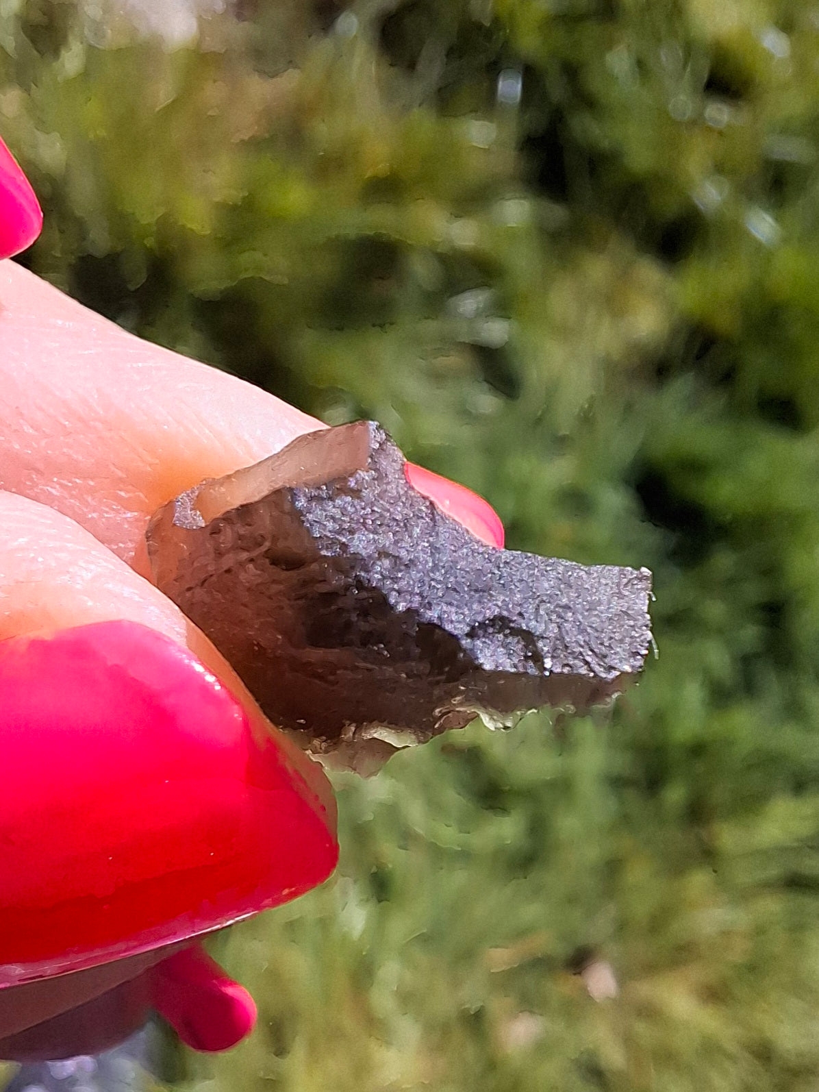 Moldavite Piece, 0.86g, Tektite (Ref: 1406)