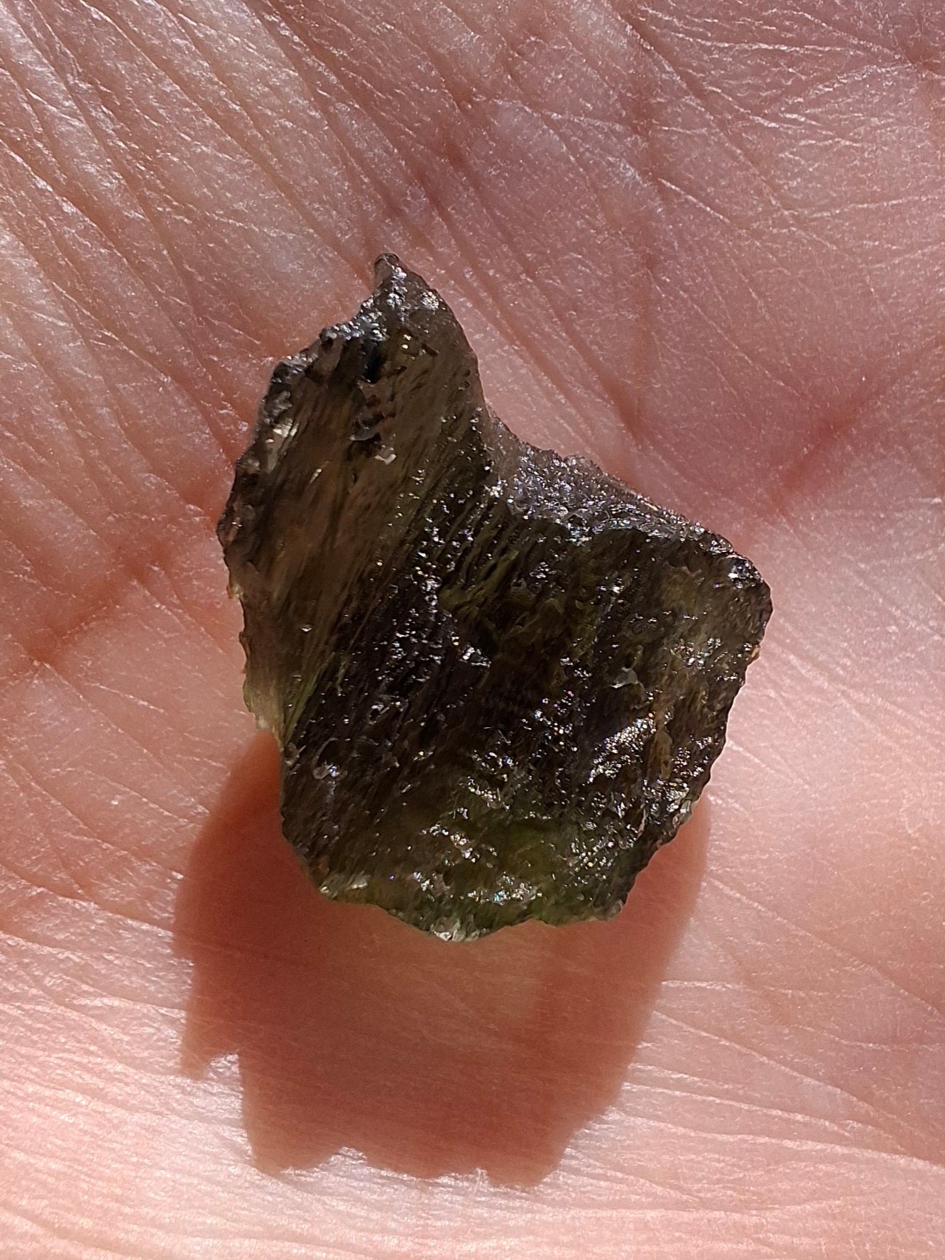 Moldavite Piece, 1.92g, Tektite (Ref: 1426)