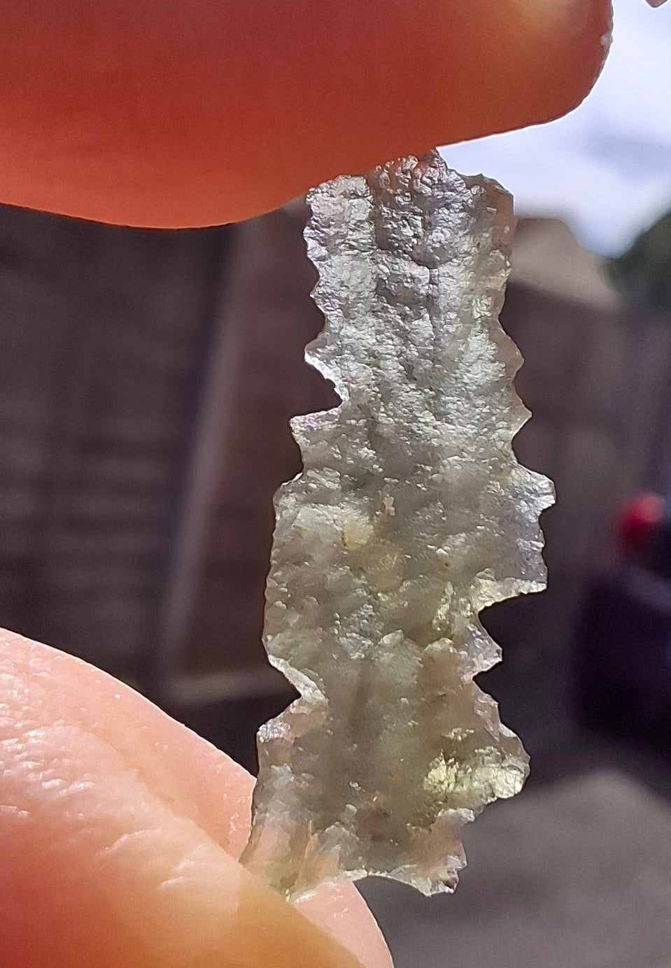 Moldavite Piece, 0.33g, Tektite (Ref: 1488)